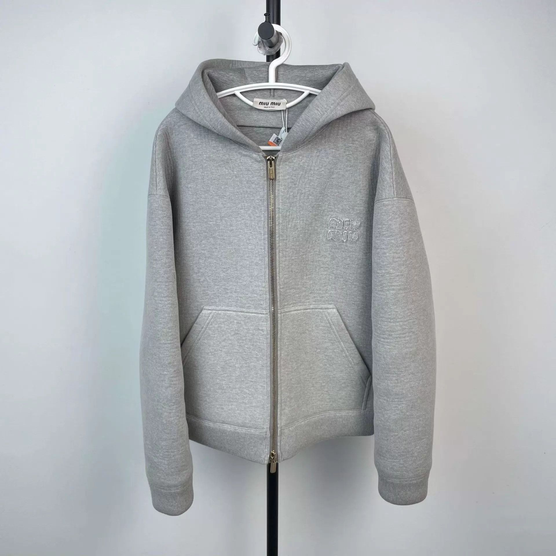 Miu Miu MIU MIU women's gray M jacket 95 New Size M / US 6-8 / IT 42-44 - 1 Thumbnail