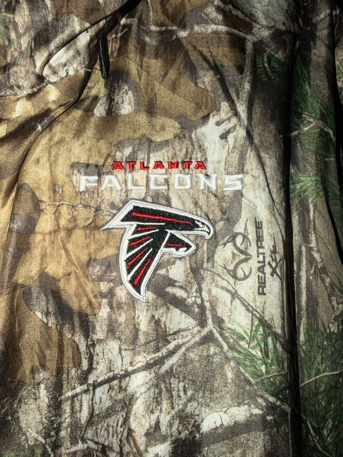 NFL Realtree Atlanta Falcons Rain Jacket With Hood Size US M / EU 48-50 / 2 - 3 Thumbnail