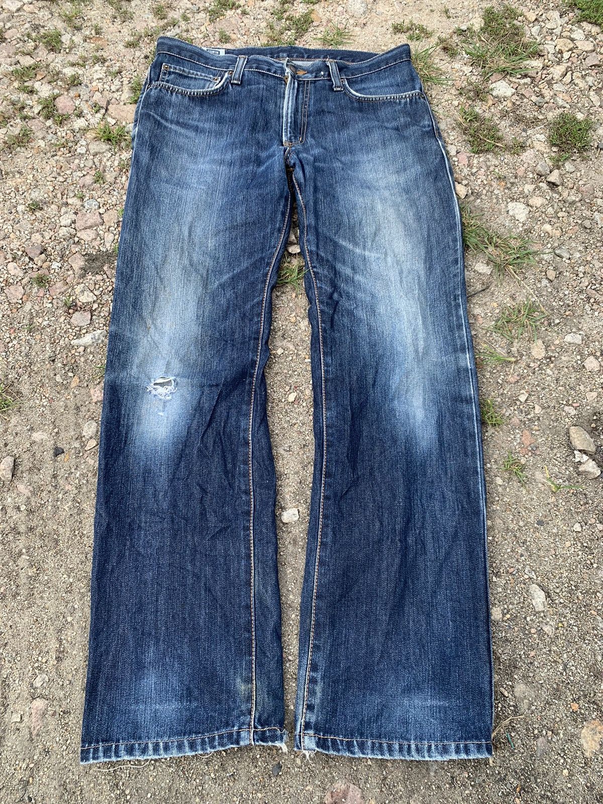 Edwin Distressed Edwin 403 made in japan 🇯🇵 Size US 34 / EU 50 - 1 Thumbnail