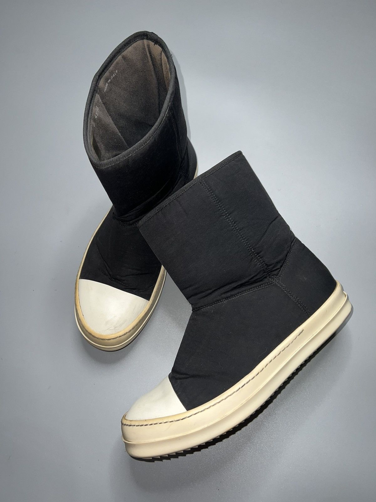 Pre-owned Rick Owens Drkshdw Mid Boots In Black