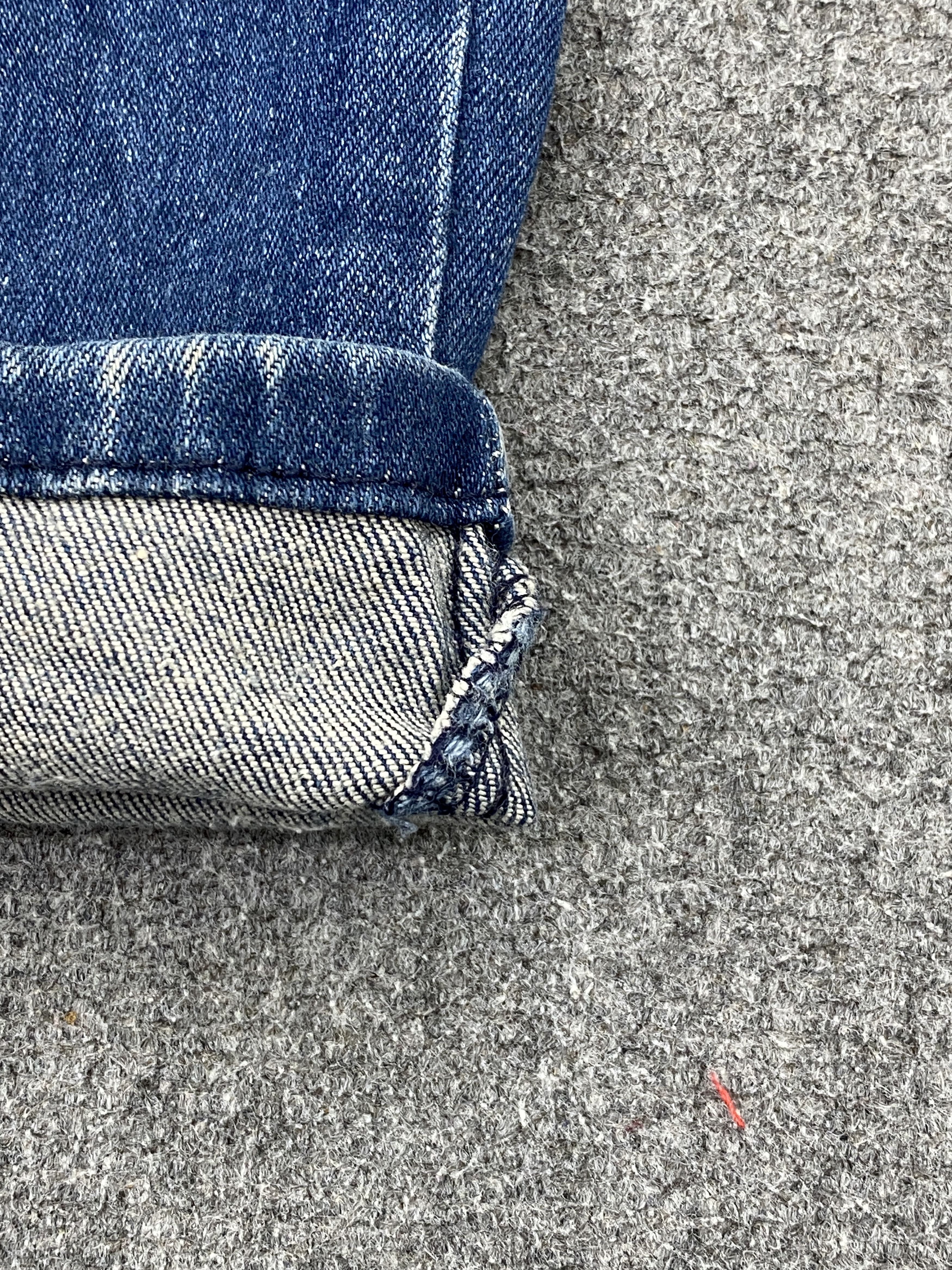 Levi's Vintage Levis 514 Faded Blue Jeans DP2700 Size US 35 - 10 Thumbnail