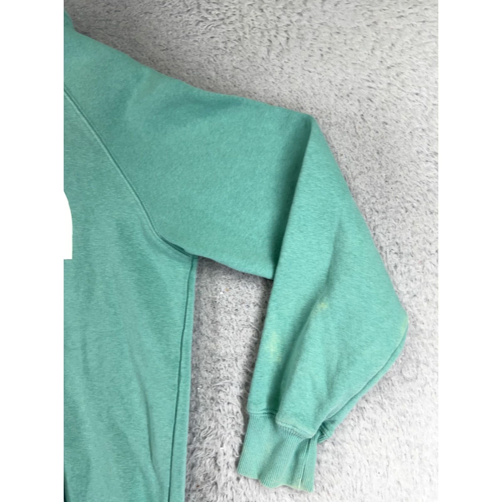 The North Face The North Face Hoodie Womens M Green Cotton Blend Pullover Floral Logo Activewear Size M / US 6-8 / IT 42-44 - 2 Thumbnail