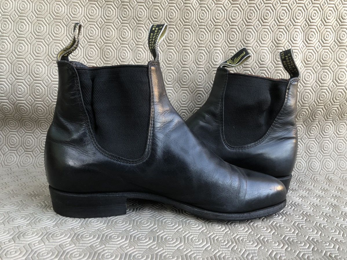 R.M. Williams R.M William’s Black Calfskin Leather Women’s Boot Size 6 G Size US 8.5 / IT 38.5 - 7 Thumbnail