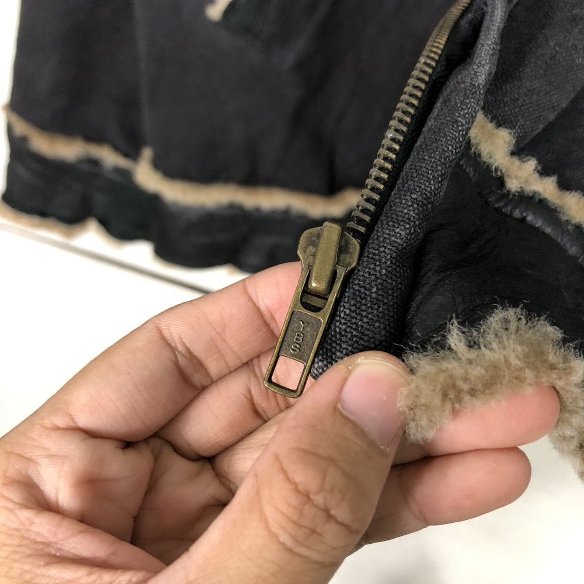 Beams Japan 🔥VINTAGE CHORE JACKET BEAMS MINK FUR BLANKET ISSEY MIYAKE Size US L / EU 52-54 / 3 - 18 Thumbnail