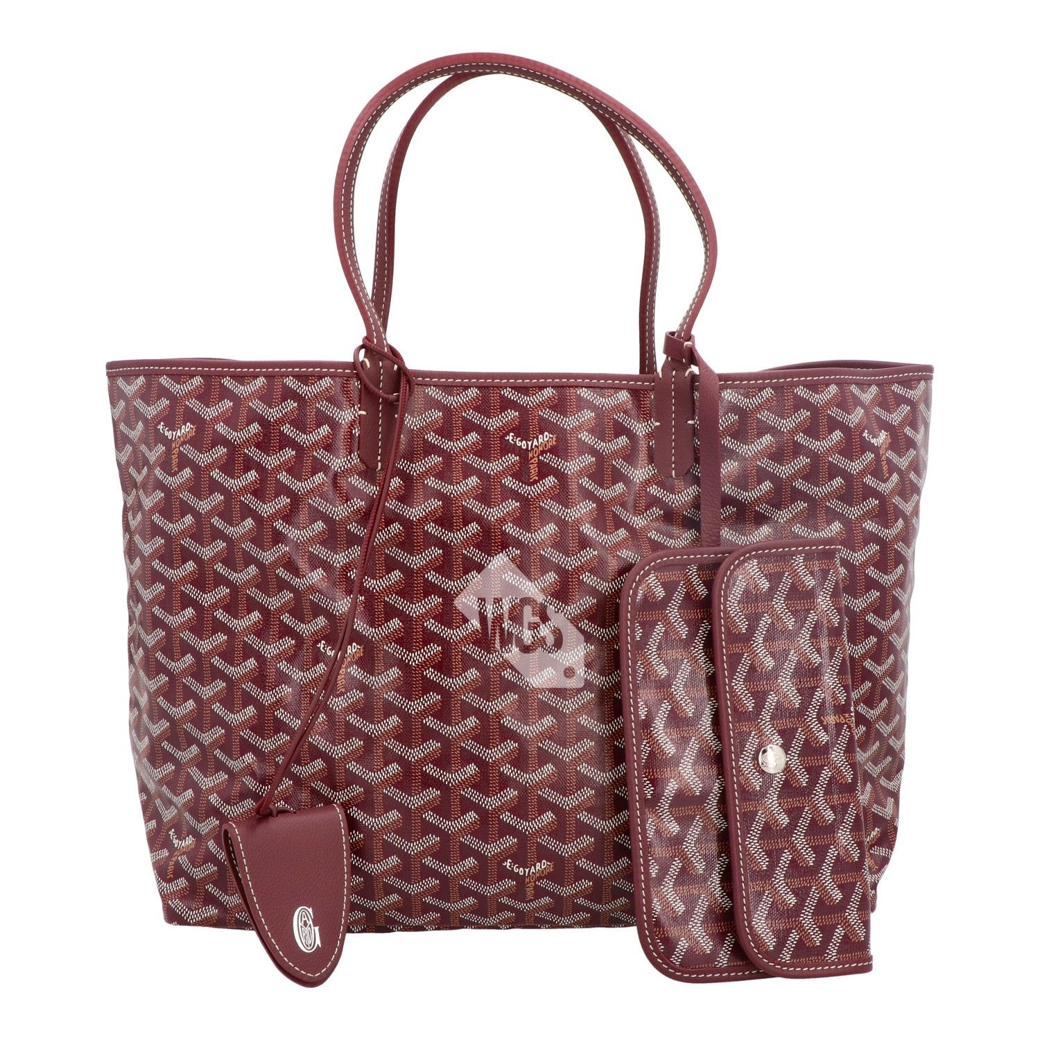 Goyard Goyard Saint Louis Tote PM Bordeaux Burgundy Size ONE SIZE - 1 Thumbnail