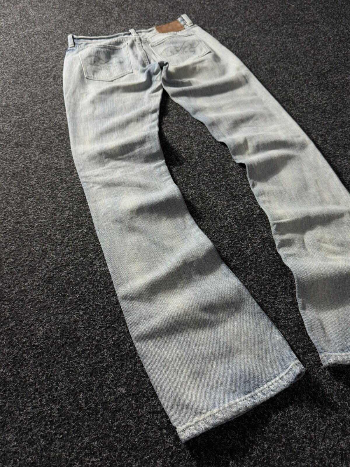 Hysteric Glamour × Polo Ralph Lauren × Vintage Flared Polo Ralph Lauren Vintage 90s Y2K Jeans Pants Size 26" / US 2 / IT 38 - 10 Thumbnail