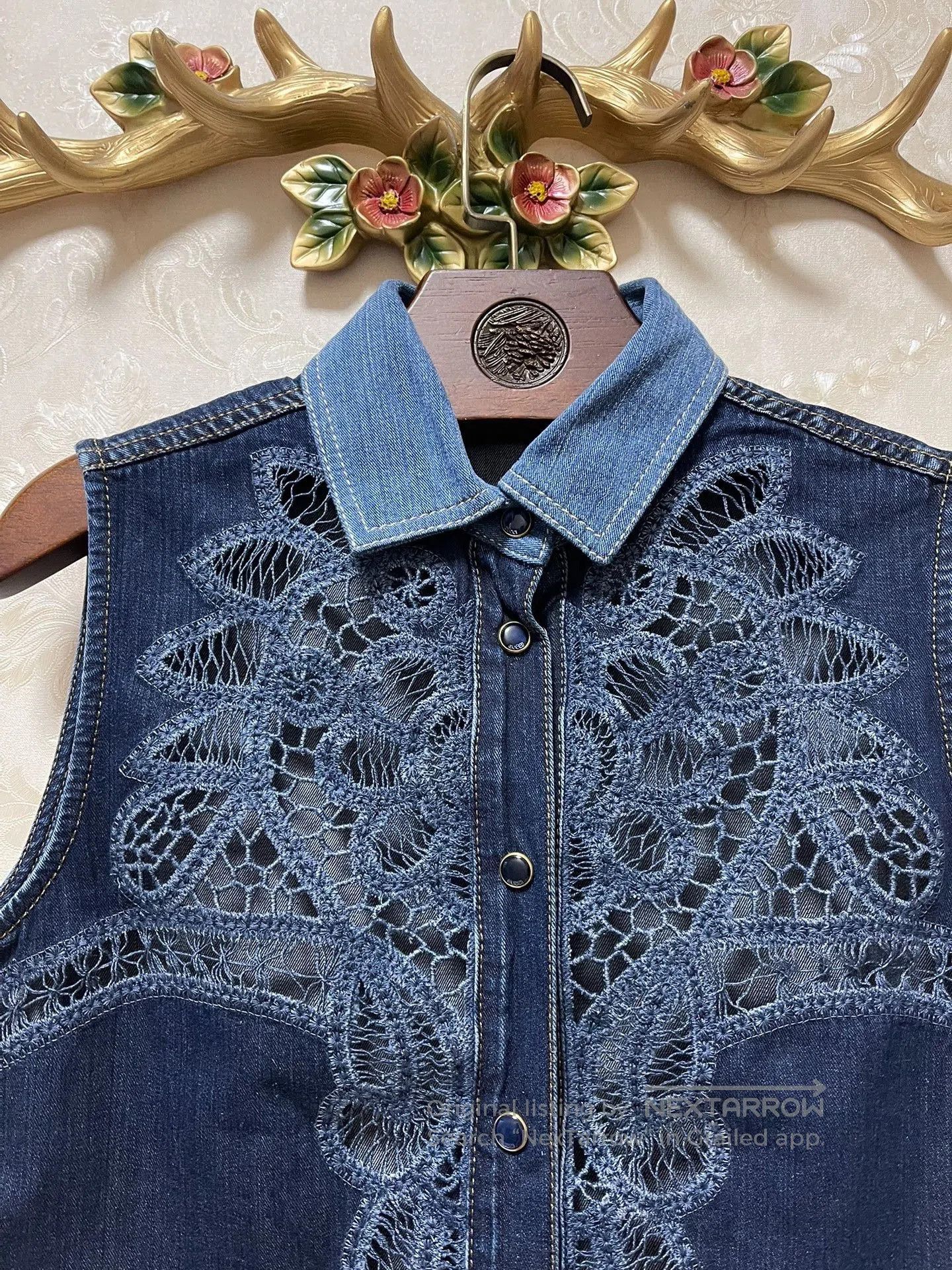 Gucci Gucci Runway Sleeveless Denim Dress. Size M / US 6-8 / IT 42-44 - 6 Thumbnail