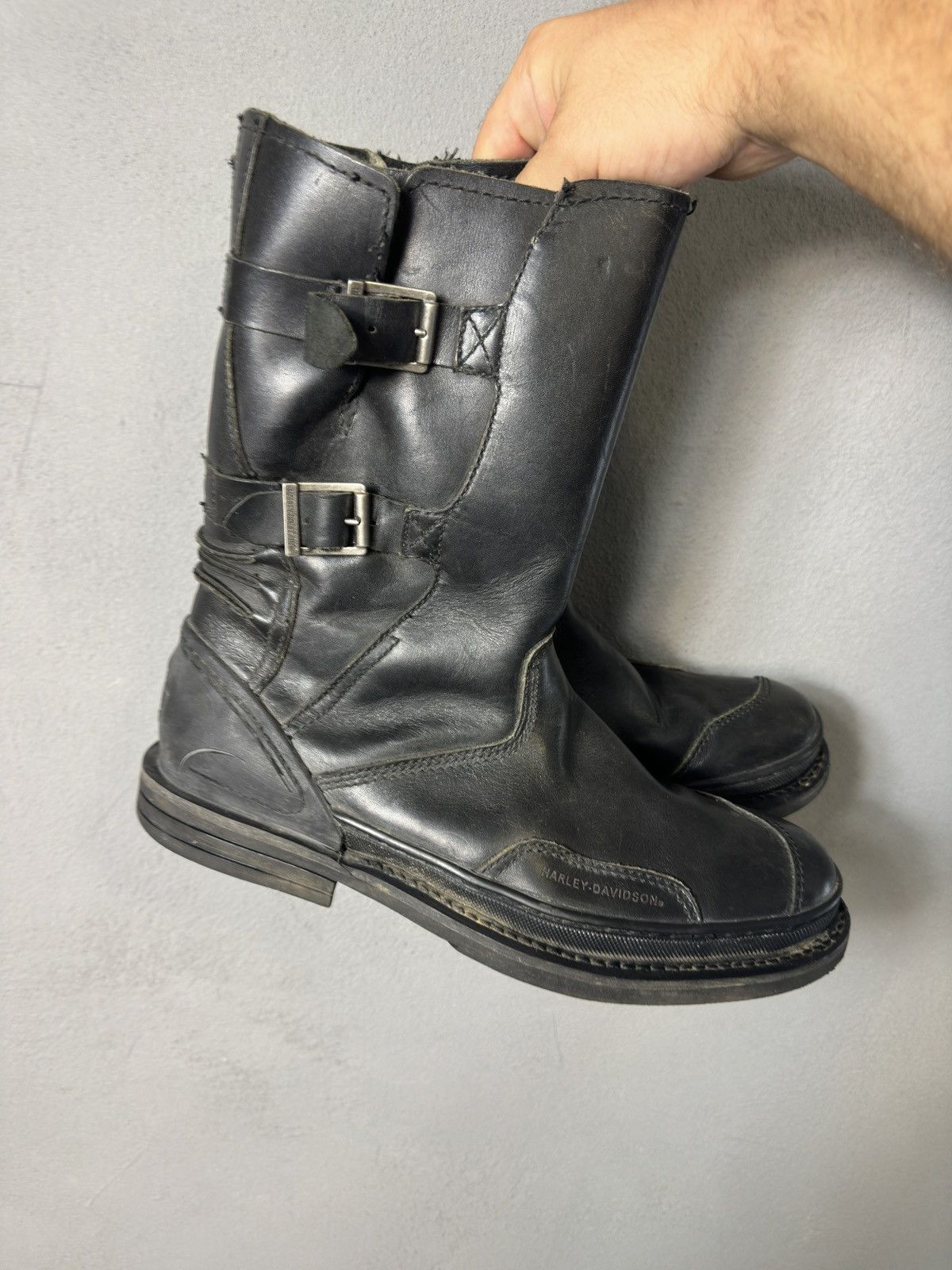 Harley Davidson Harley Davidson Leather Boots Size US 12 / EU 45 - 5 Thumbnail