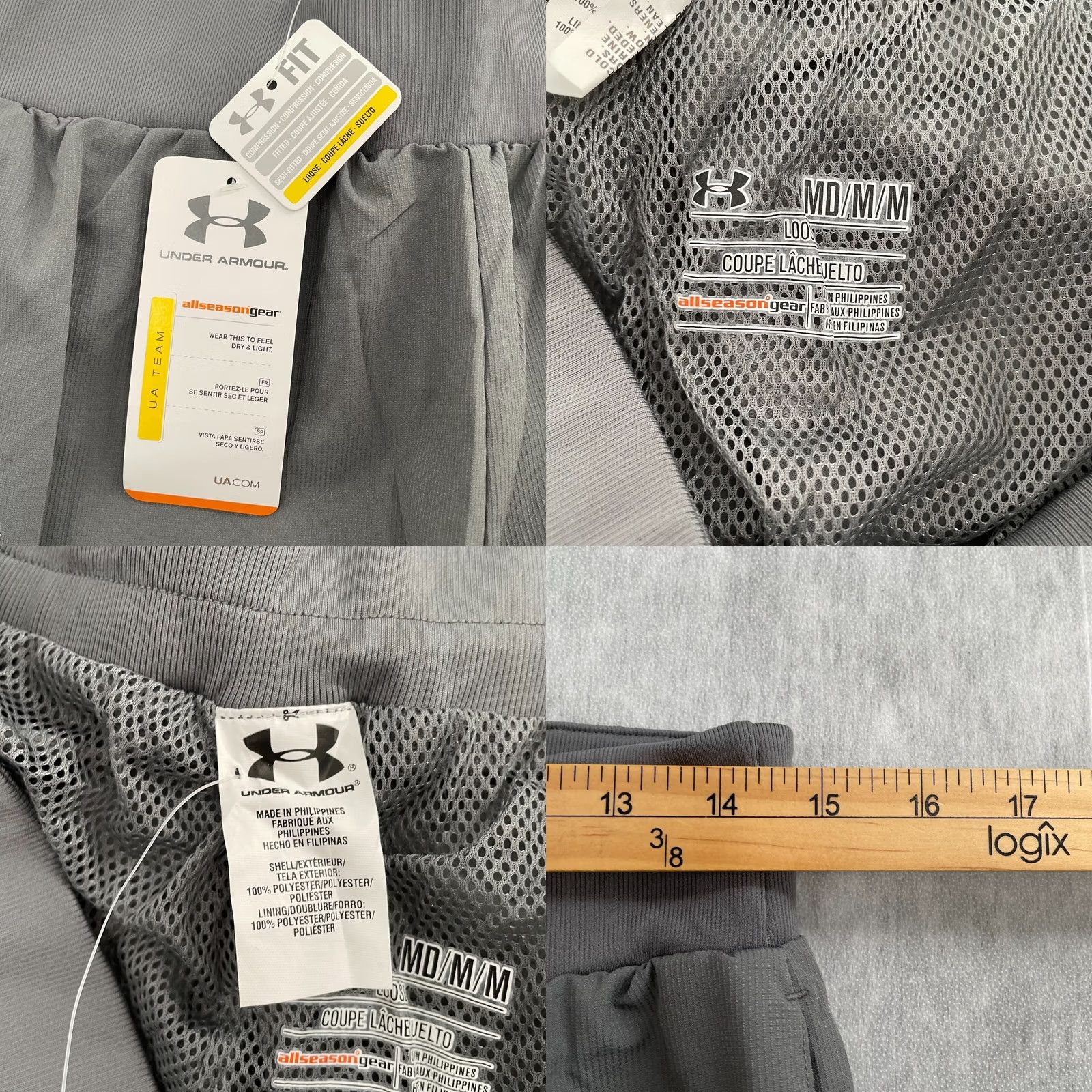 Under Armour Under Armour Pants Womens Medium Gray Loose Jogger Pockets Heatgear Ladies M NEW Size 32" / US 10 / IT 46 - 8 Thumbnail