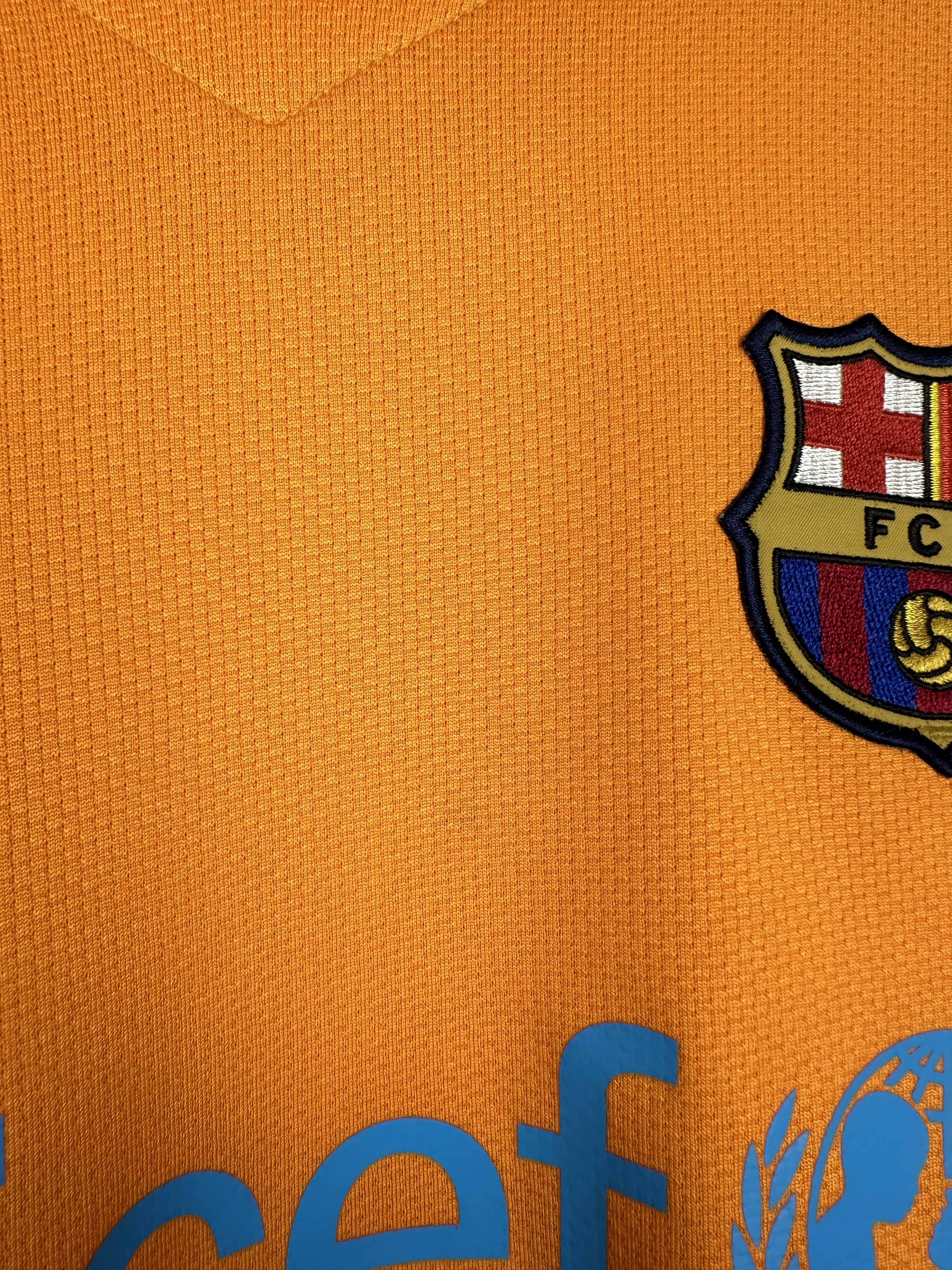 Nike Barcelona 2006 Away Soccer Jersey Football Shirt Size US L / EU 52-54 / 3 - 17 Thumbnail