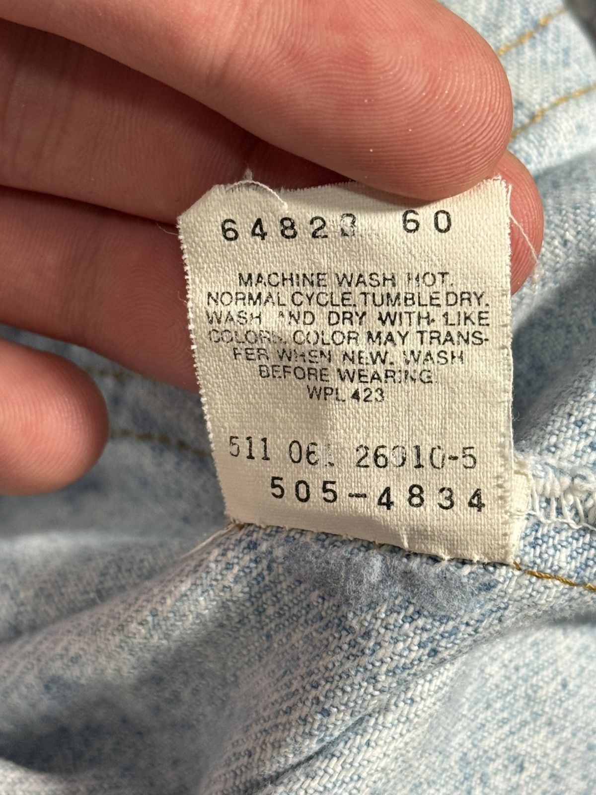 Levi's × Levi's Vintage Clothing Vintage 90s Levi’s 505 jeans Made in USA light W34 L32 Size US 34 / EU 50 - 7 Thumbnail