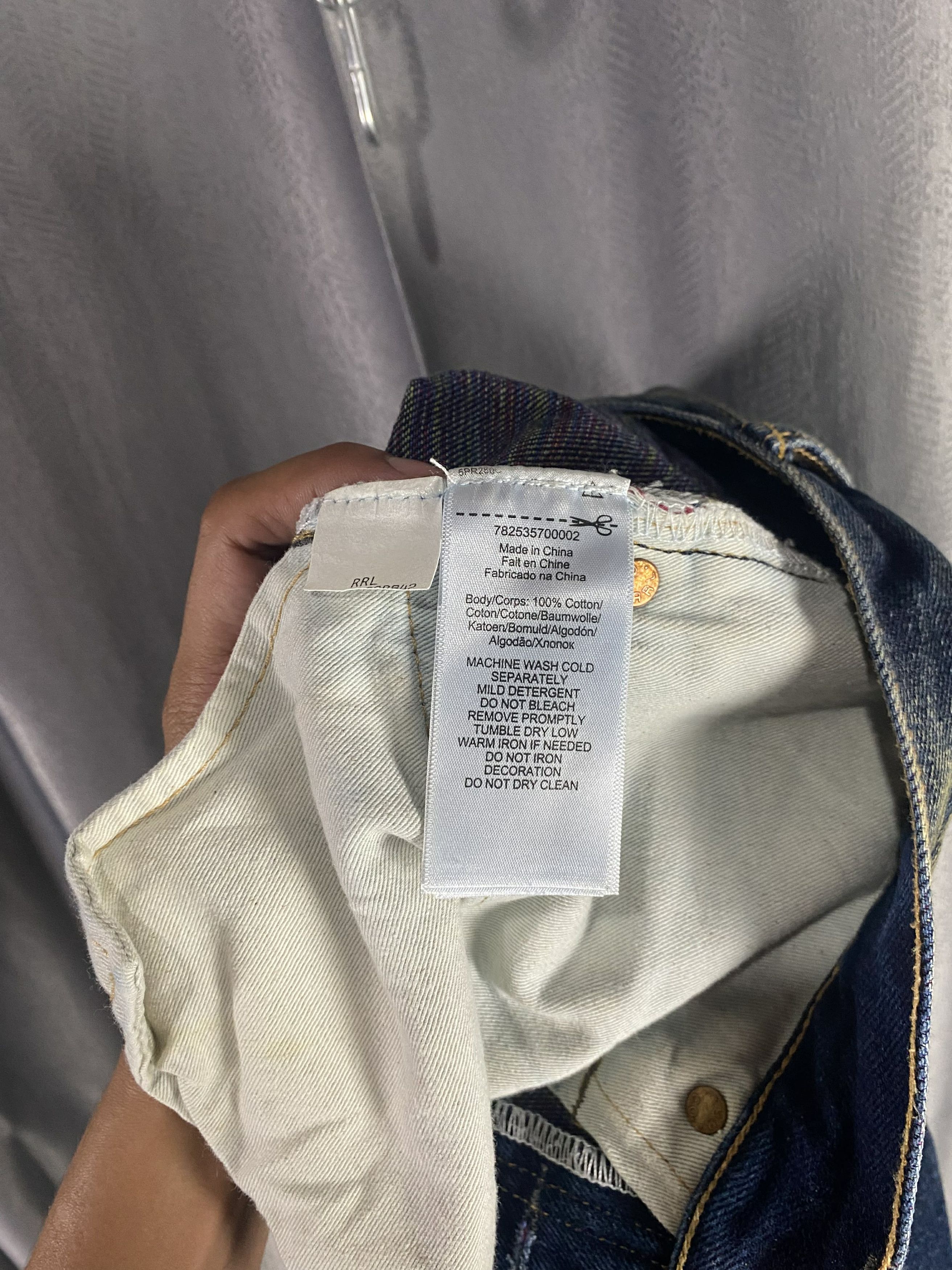 RRL Ralph Lauren RALPH LAUREN DOUBLE RL - RRL - LOW STRAIGHT SELVEDGE DENIM Size US 29 - 11 Thumbnail