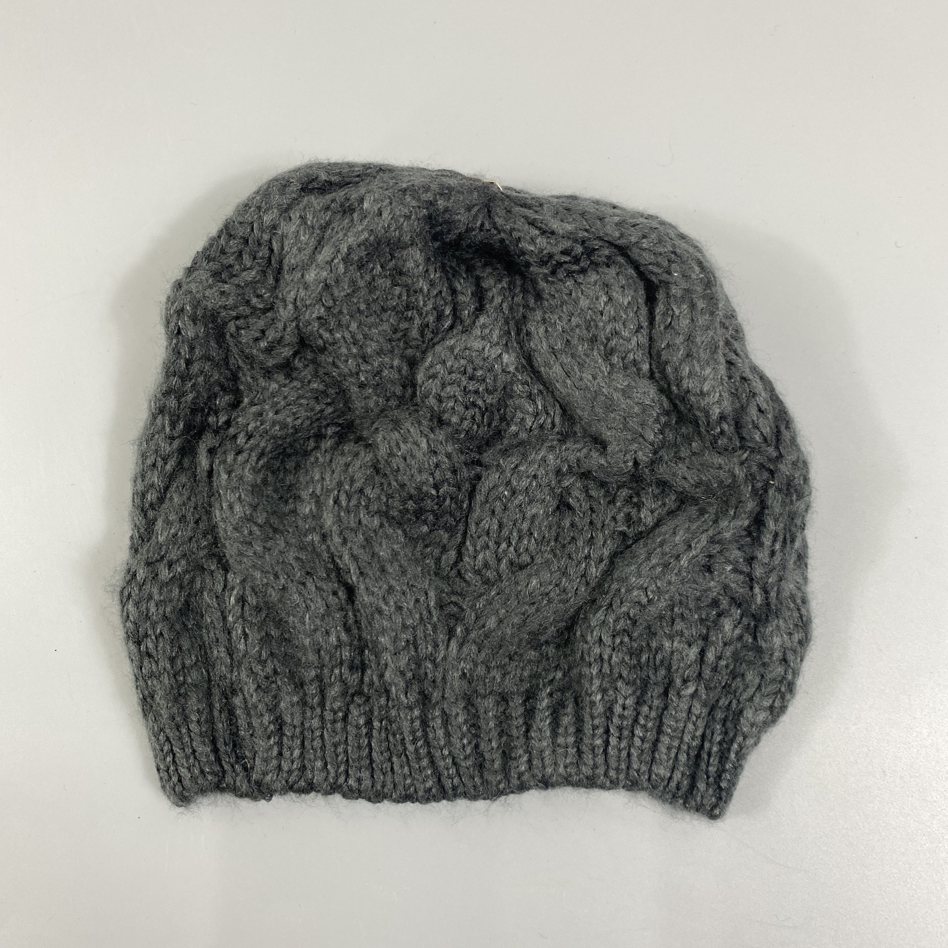 Japanese Brand Crochet Cable Snow Cap Beanie Hat -BN1103 Size ONE SIZE - 7 Thumbnail