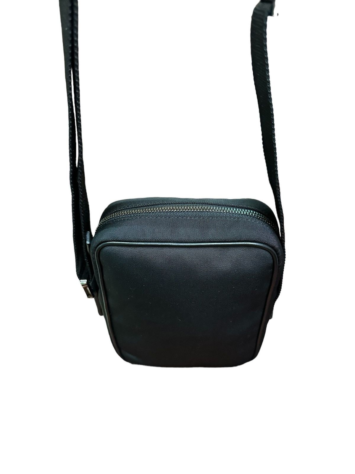 Gucci AUTHENTIC GUCCI SMALL BLACK CANVAS CROSSBODY BAG Size ONE SIZE - 10 Thumbnail