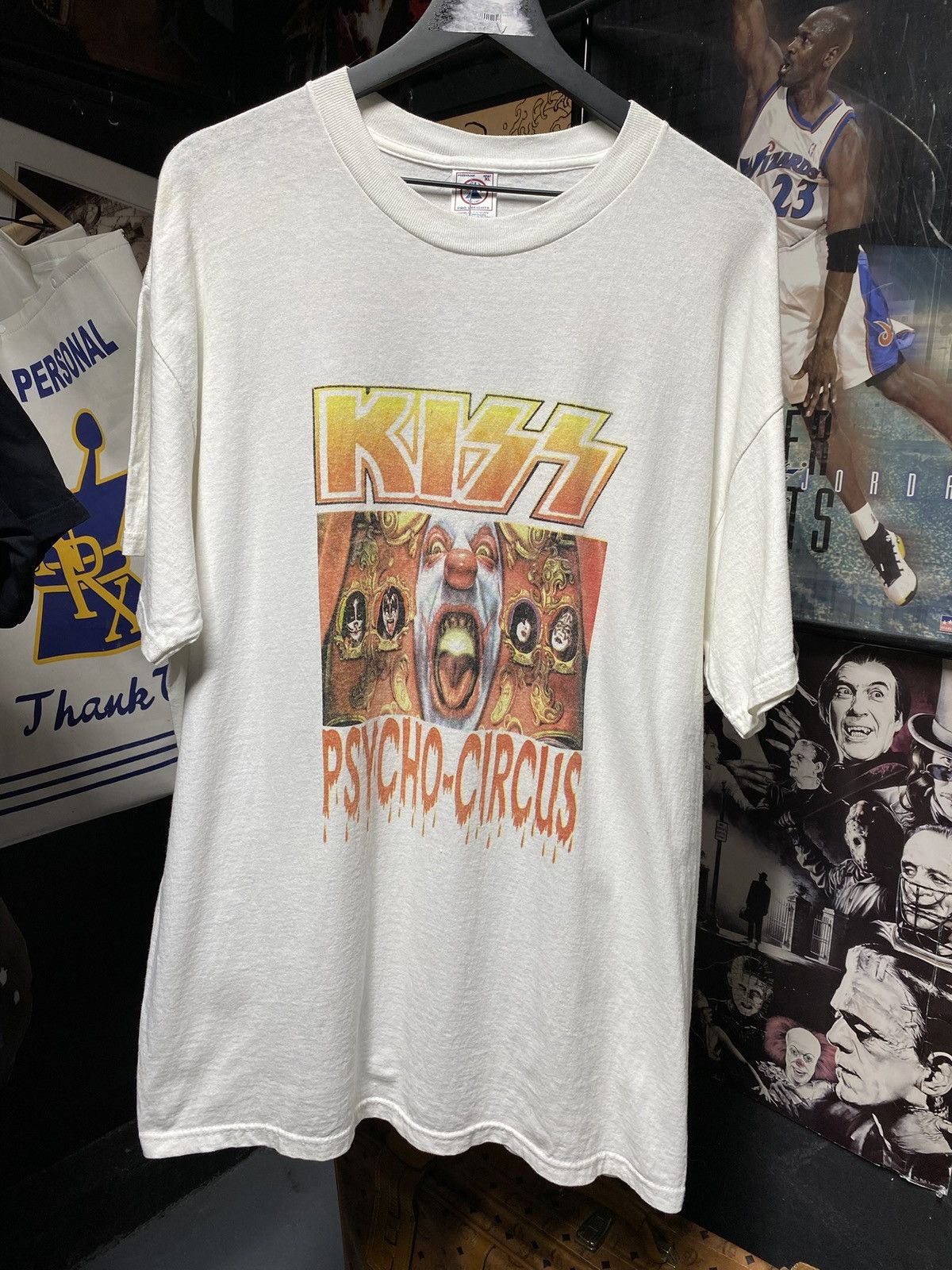 Vintage Vintage 90’s Kiss Band T-Shirt Vtg Tour Tee XLarge Size US XL / EU 56 / 4 - 6 Thumbnail