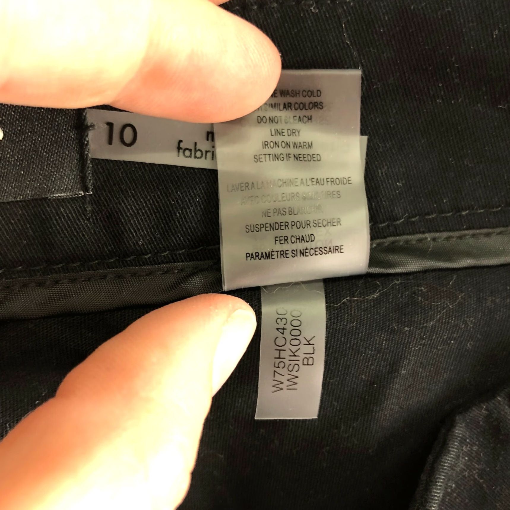 Vintage Ivanka Trump Bermuda Shorts Mid Rise Black Cotton Denim Womens Size 10 Size 24" / US 00 / IT 34 - 8 Thumbnail
