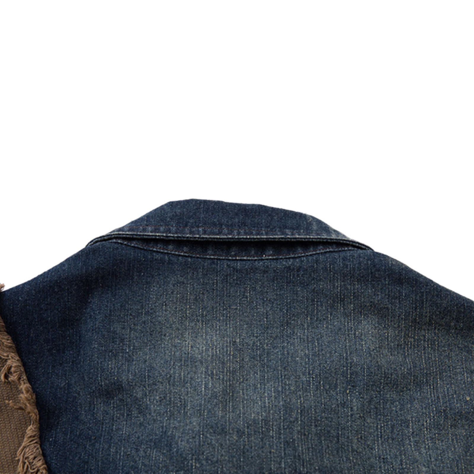 Vintage Jean Patchwork Denim Shirt Size US M / EU 48-50 / 2 - 4 Thumbnail
