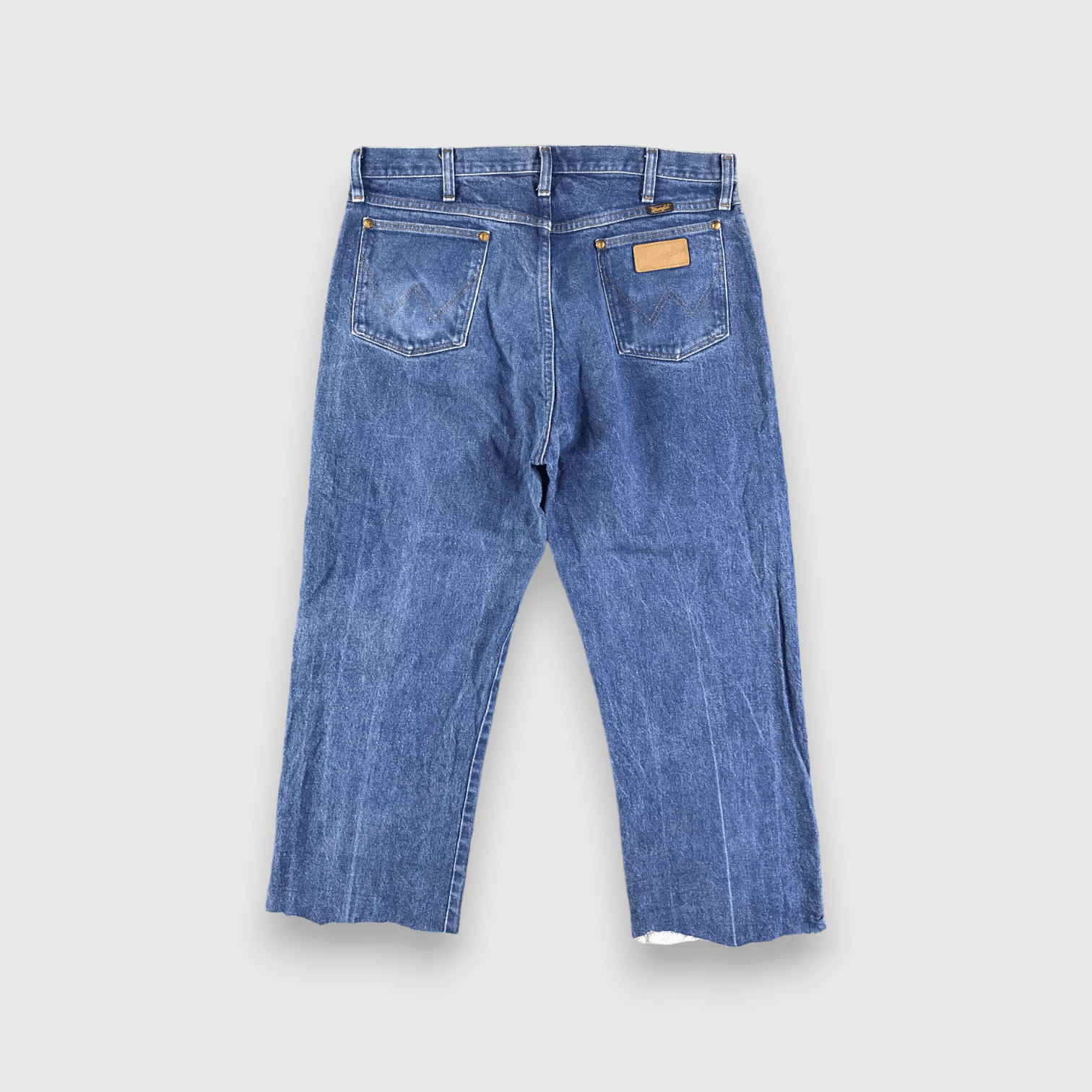 Japanese Brand Vintage 80s Blue Wash Wrangler Jeans-J2850 Size US 36 / EU 52 - 2 Thumbnail