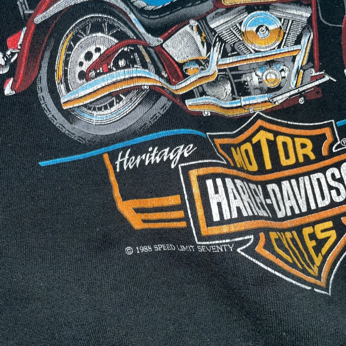 Harley Davidson × Vintage Vintage Harley Davidson 1988 Real Steel Size US XL / EU 56 / 4 - 2 Thumbnail