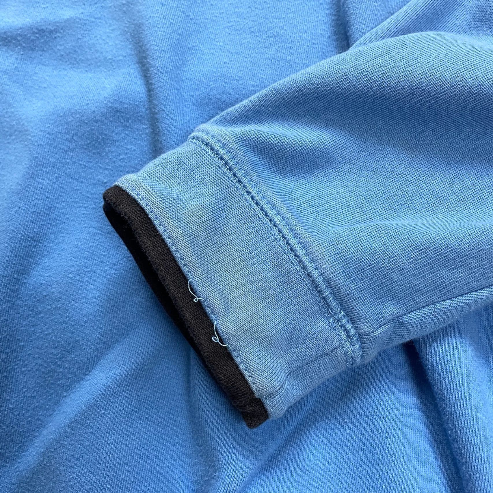 Vintage Boston Trader Jacket Mens 2XL Blue 1/4 Zip 100% Pima Cotton Raglan Sleeve Active Jacket Size US XXL / EU 58 / 5 - 4 Thumbnail
