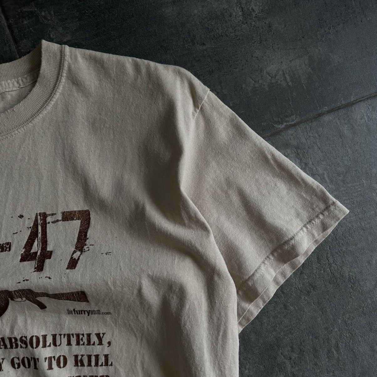 Japanese Brand × Vintage Vintage Japanese Style AK-47 T-shirts Big Logo Joke Humor Size US M / EU 48-50 / 2 - 6 Thumbnail