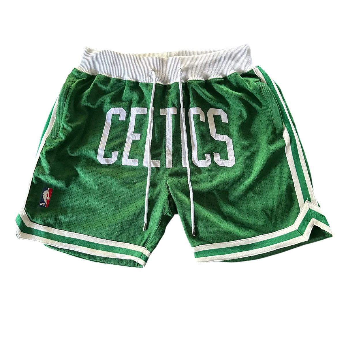 Just Don × Mitchell & Ness RARE SIZE Just Don Boston Celtics Shorts Size Medium Size US 32 / EU 48 - 1 Thumbnail