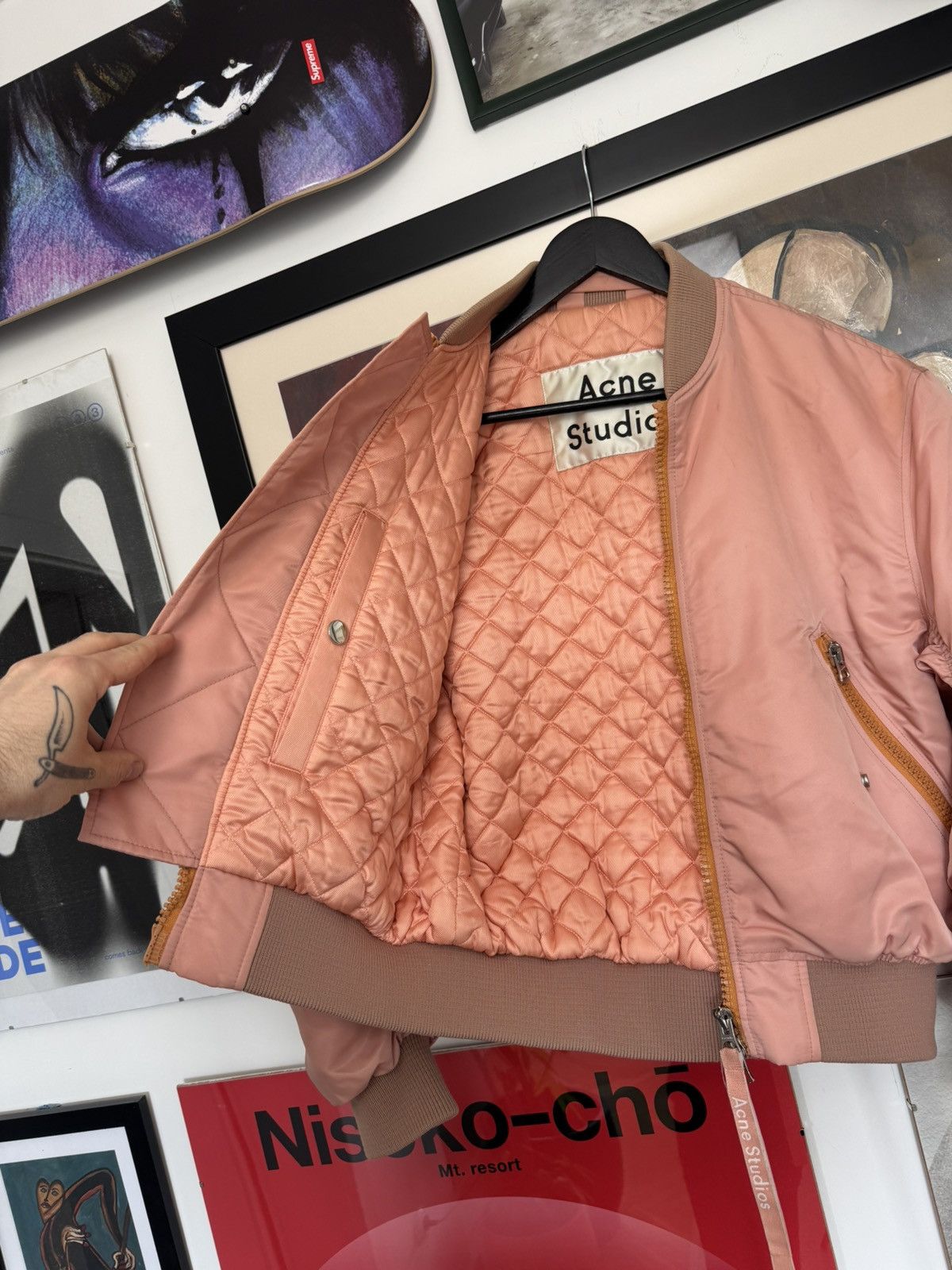 Acne Studios PAW17 Acne Studios Clea Bomber Jacket Oversize Boxy Fit Size XXS / US 00 / IT 34 - 4 Thumbnail