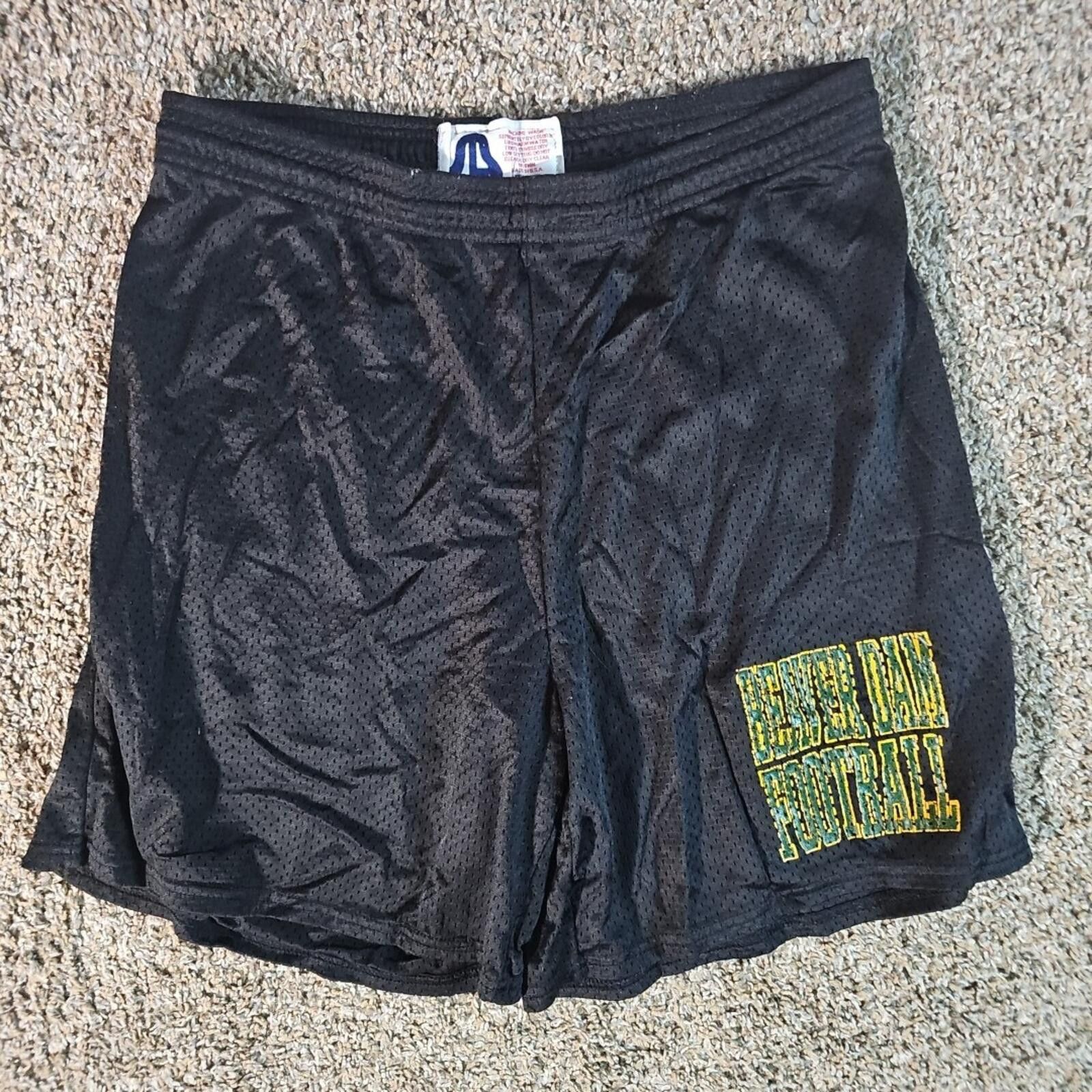 Other Beaver Dam Football XL Mesh Shorts Black MADE IN USA Size US 36 / EU 52 - 1 Thumbnail