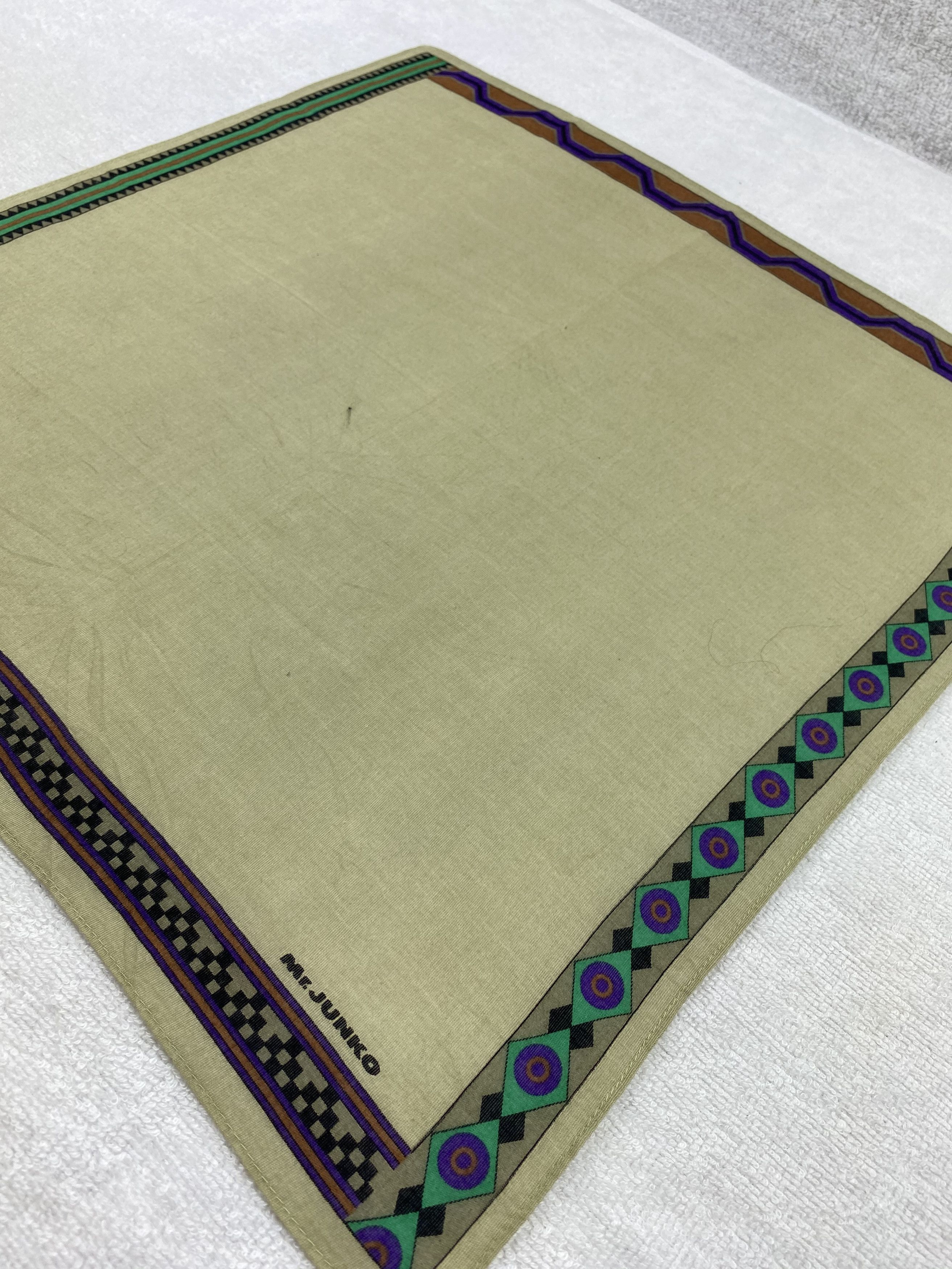 Japanese Brand × Mr. Junko × Vintage Mr. Junko Handkerchief / Bandana / Neckerchief Size ONE SIZE - 4 Thumbnail