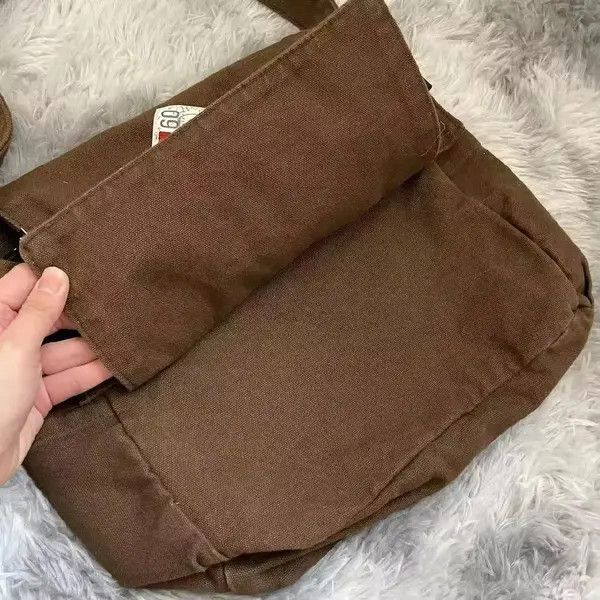 Japanese Brand Fukiishi x Kato Canvas Star Patch Crossbody Bag Size ONE SIZE - 2 Thumbnail