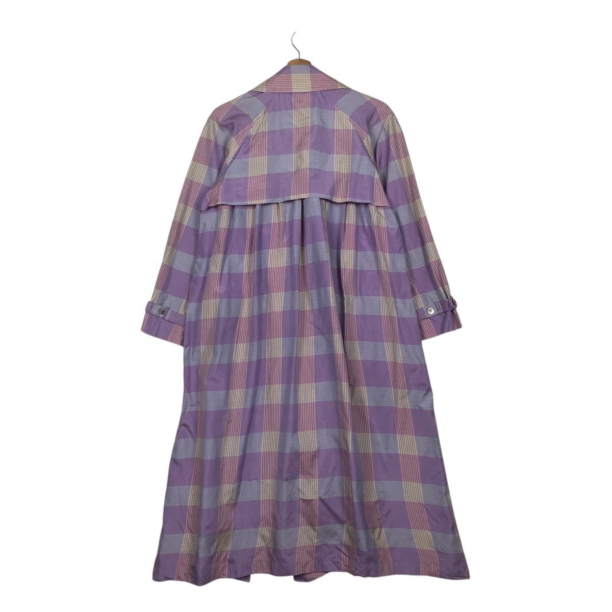 Issey Miyake 🔥VINTAGE 70’s ISSEY MIYAKE LONG JACKET TARTAN DESIGN RUNWAY Size US M / EU 48-50 / 2 - 9 Thumbnail
