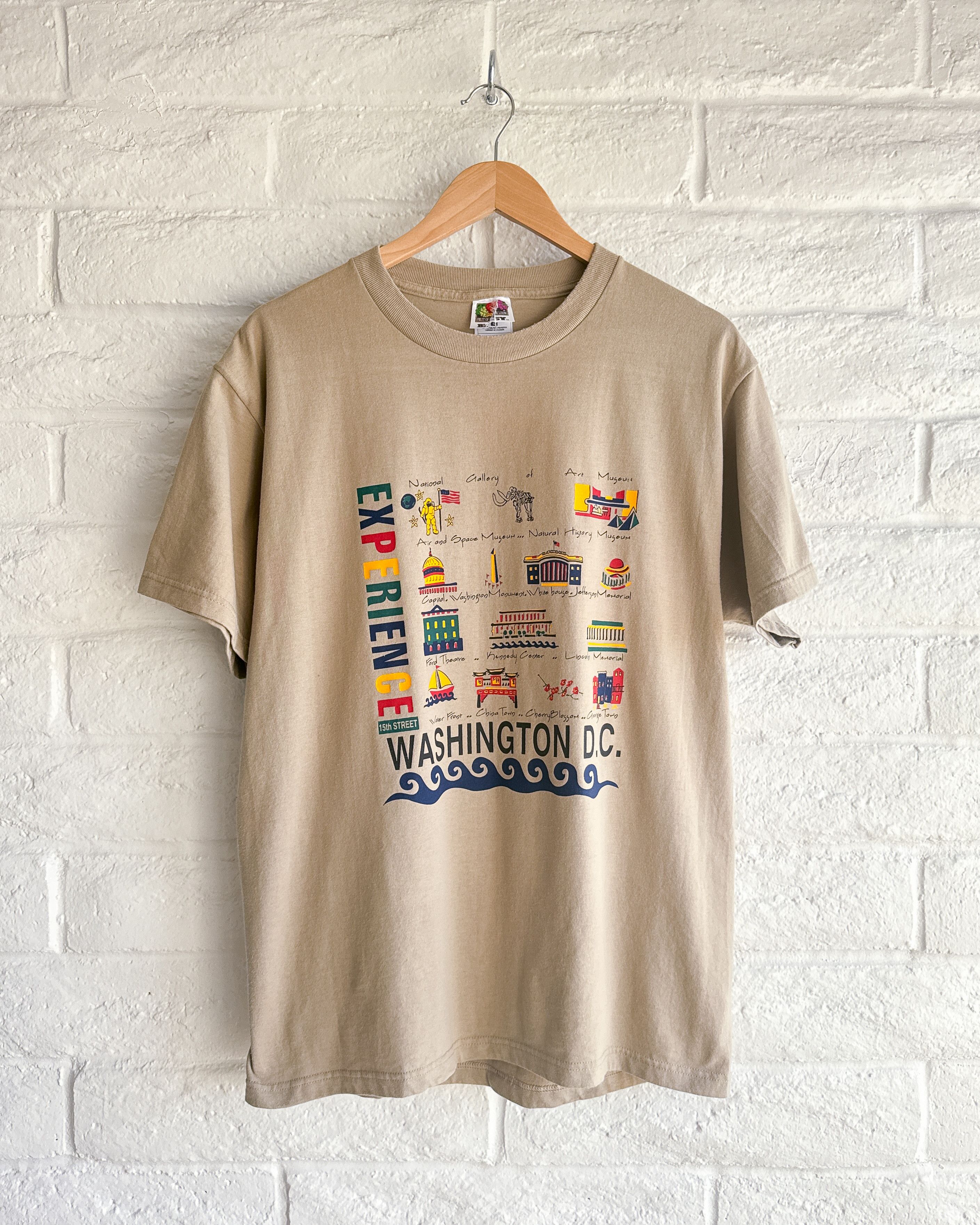 Vintage Vintage Experience Washington DC Destination T Shirt Men's L Size US L / EU 52-54 / 3 - 1 Thumbnail