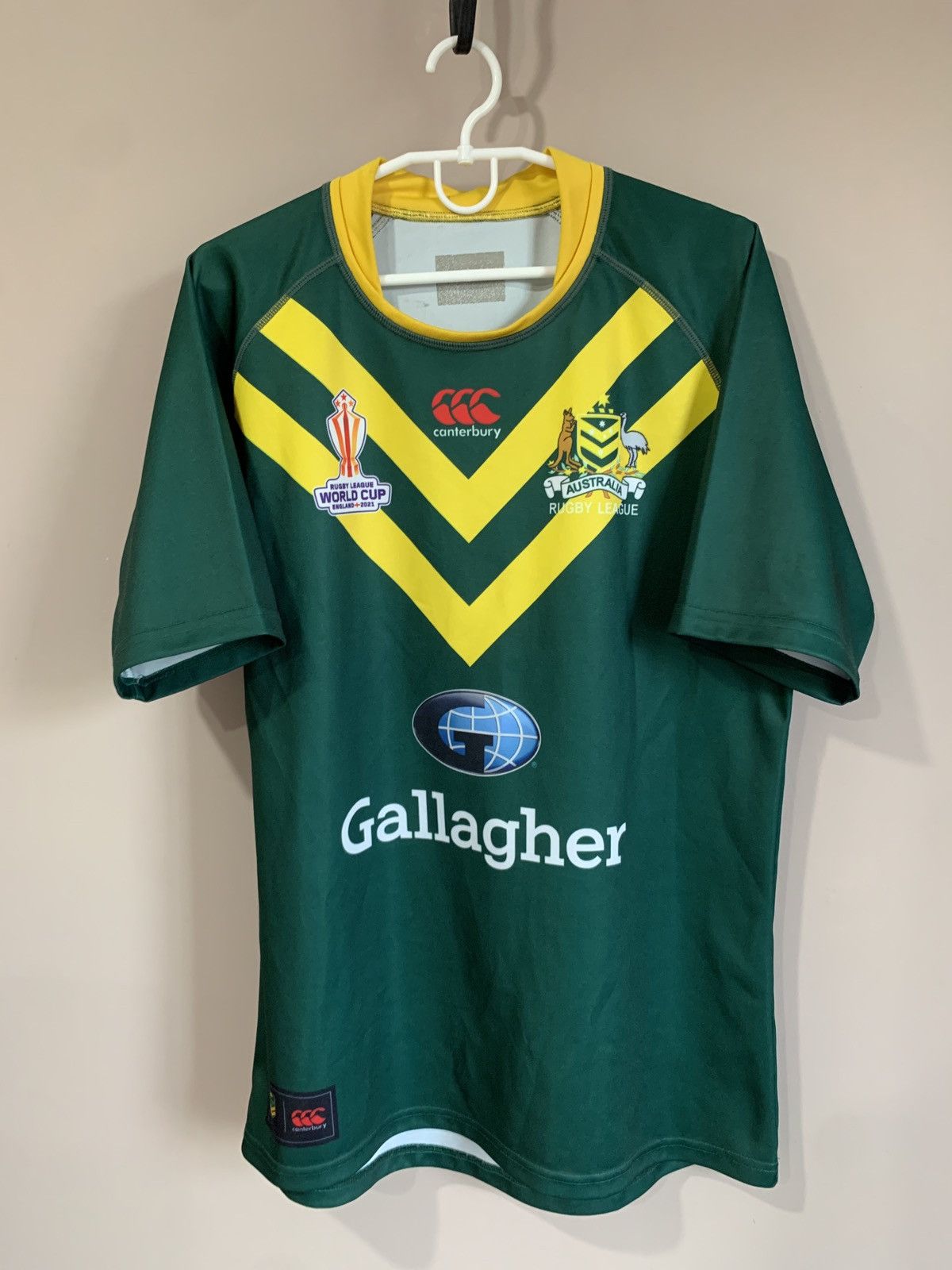 Canterbury of New Zealand Australia Home Rugby League Shirt Canterbury Jersey Size L Size US L / EU 52-54 / 3 - 1 Thumbnail