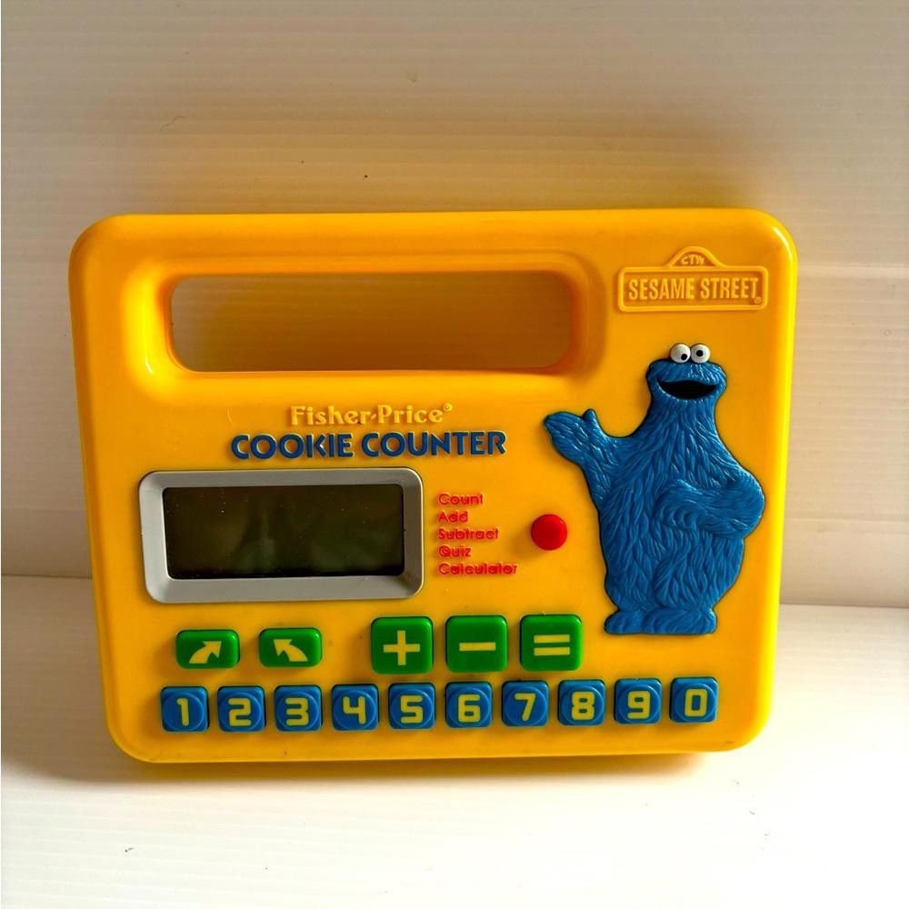 Designer Vintage 1985 Fisher Price Sesame Street Cookie Counter Size ONE SIZE - 1 Preview