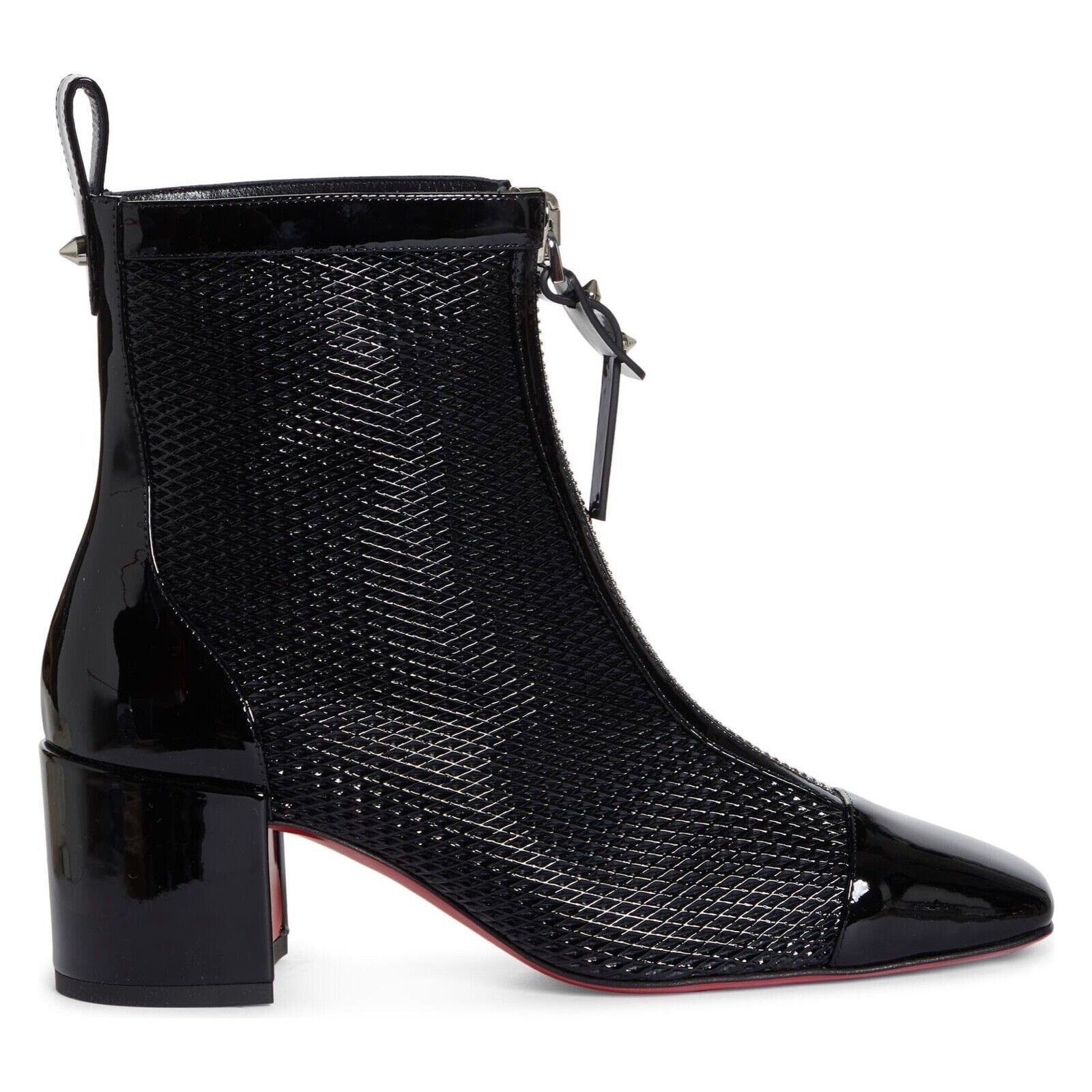 Christian Louboutin Christian Louboutin Kimi 55 Black Patent Leather Block Heel Size US 7.5 / IT 37.5 - 1 Thumbnail