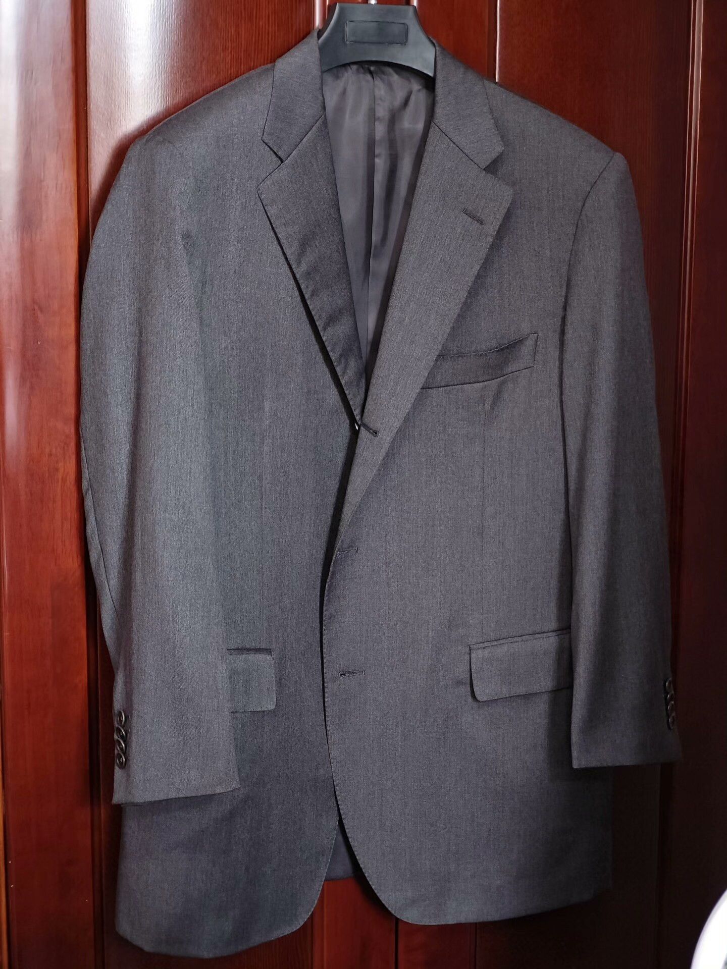 Caruso Caruso Gray Wool Suit Jacket Size US L / EU 52-54 / 3 - 1 Thumbnail