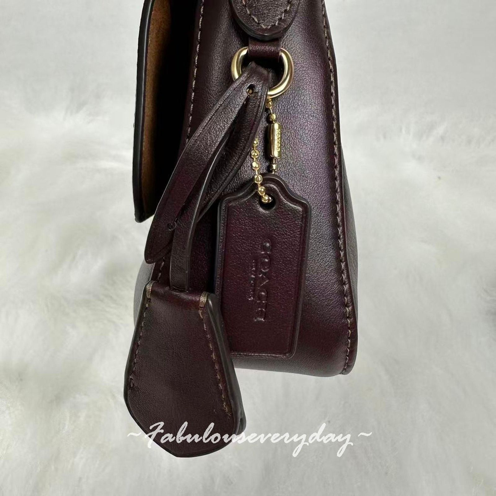 Coach Coach Etta Small Flap Shoulder/Crossbody leather/IM/Espresso Size ONE SIZE - 7 Thumbnail