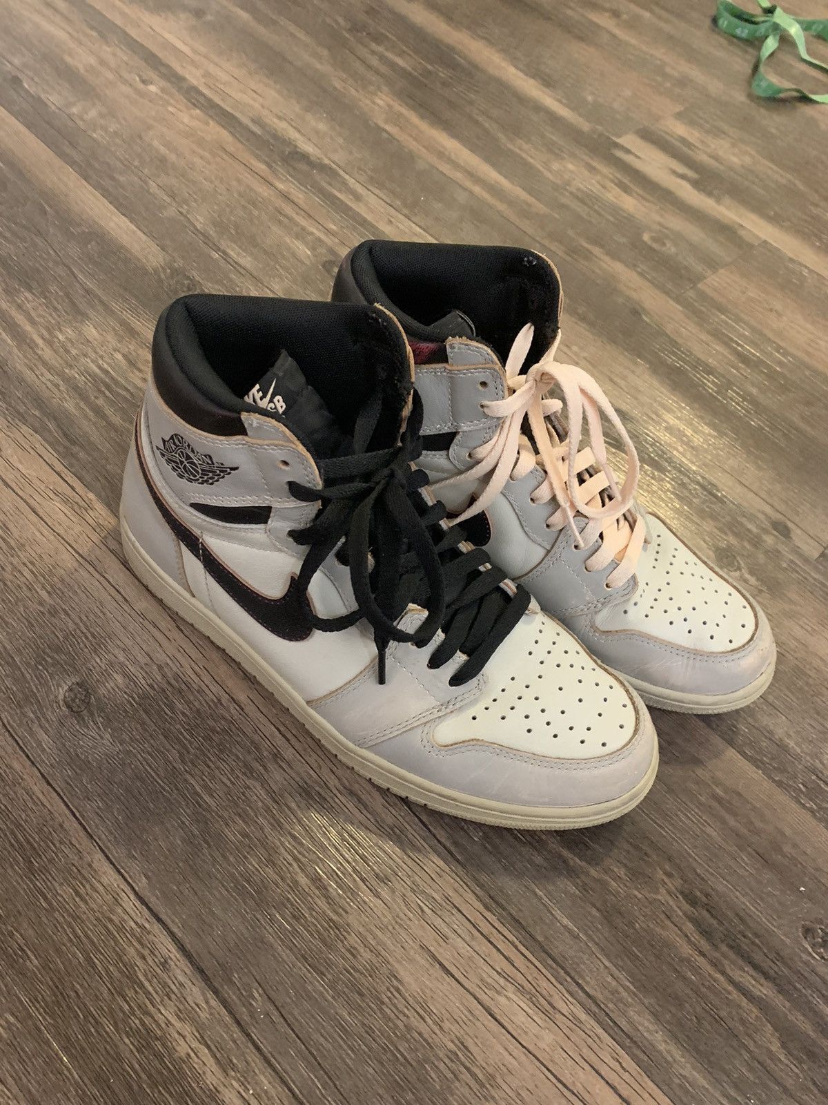 image of Jordan Nike Jordan 1 Retro High OG Defiant Sb ‘Nyc To Paris’ Shoes in Grey, Men's (Size 9)