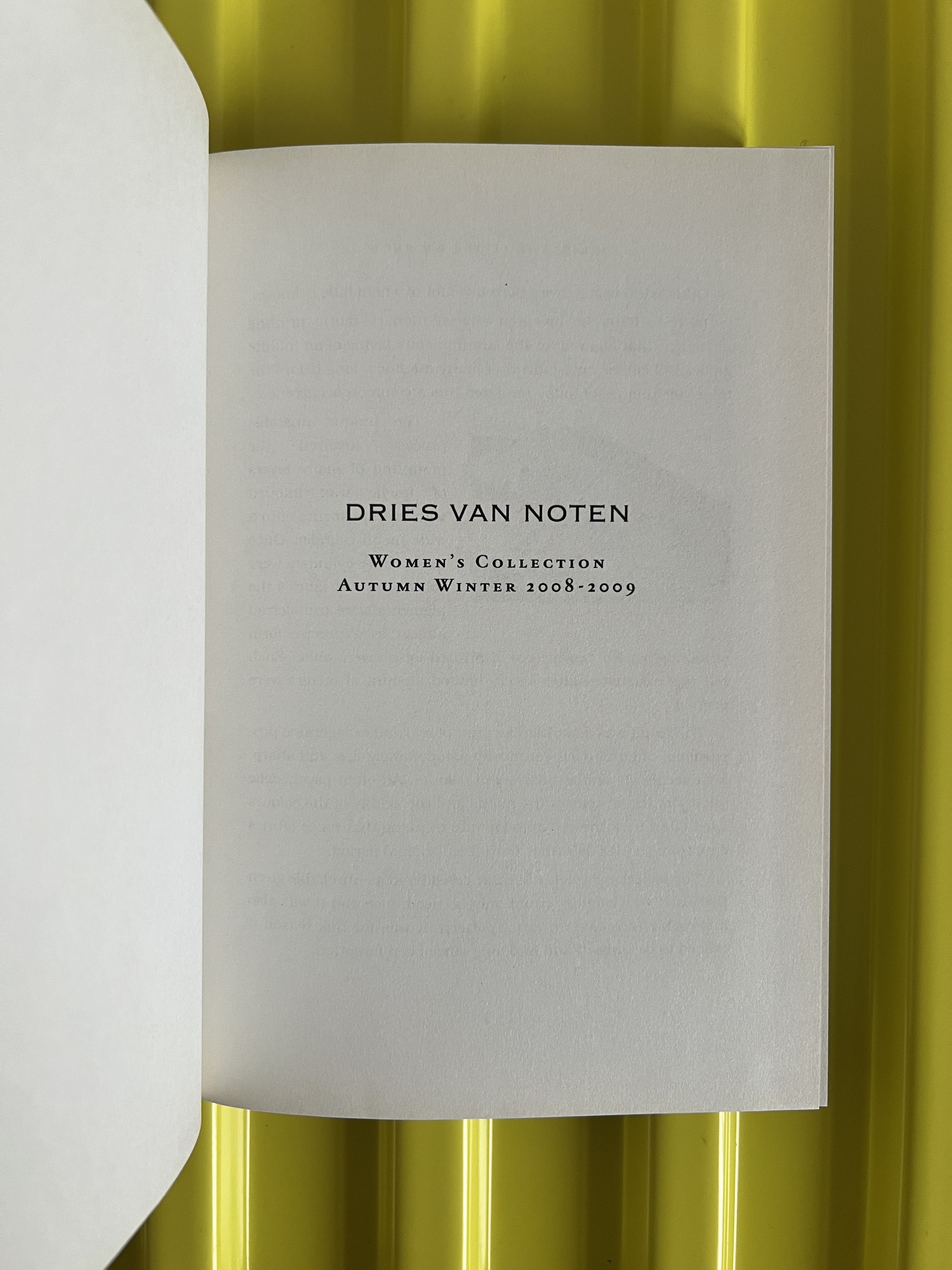 Dries Van Noten Dries Van Noten Lookbook FW/08-09 Size ONE SIZE - 6 Thumbnail