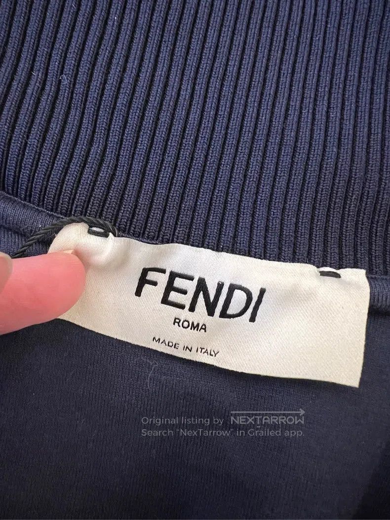 Fendi Fendi Women's sports set zip-up cardigan double F logo bla Size L / US 10 / IT 46 - 3 Thumbnail