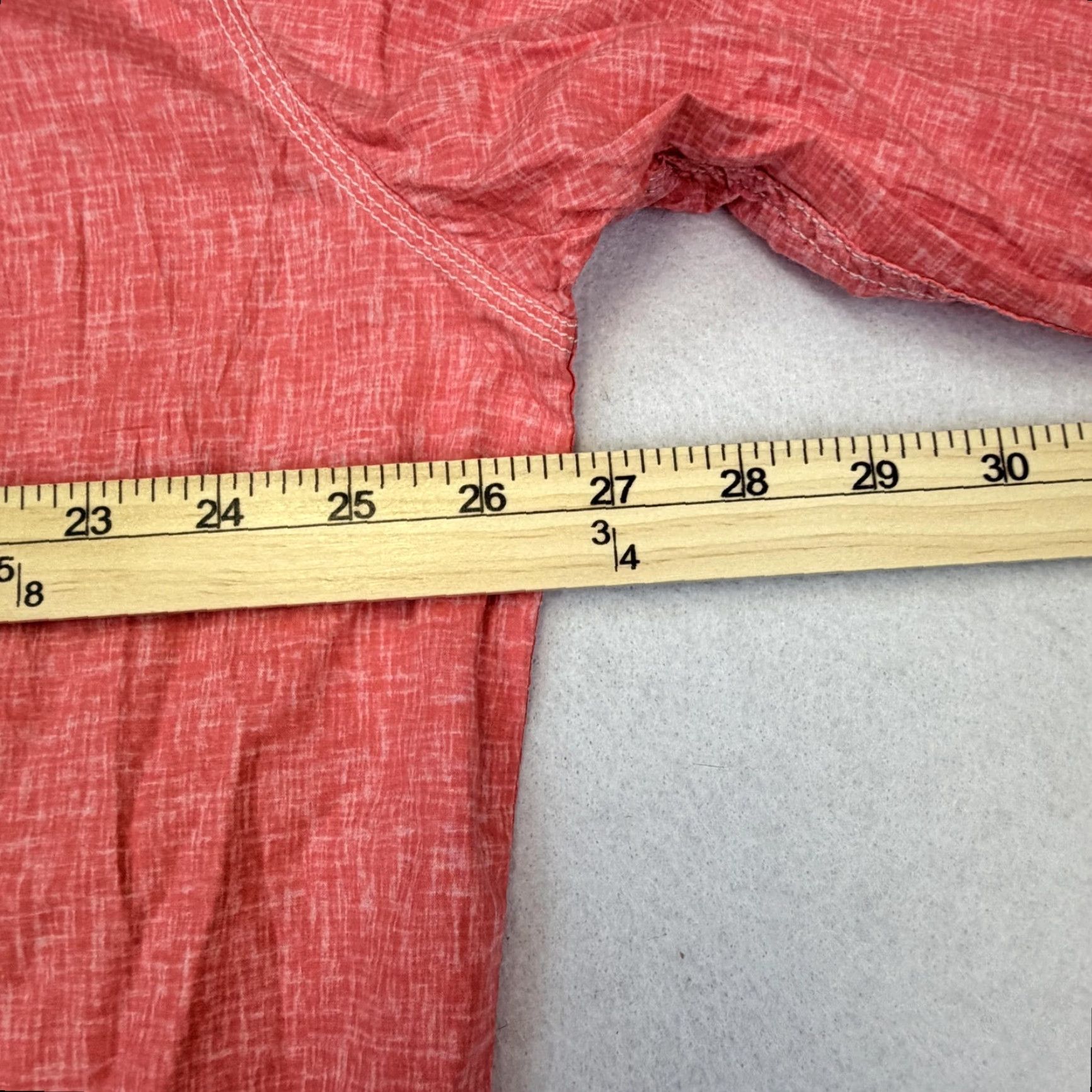 BUGATCHI BUGATCHI Shirt Mens 2XL Pink Classic Fit Long Sleeve Button Up Contrast Trim Size US XXL / EU 58 / 5 - 6 Thumbnail