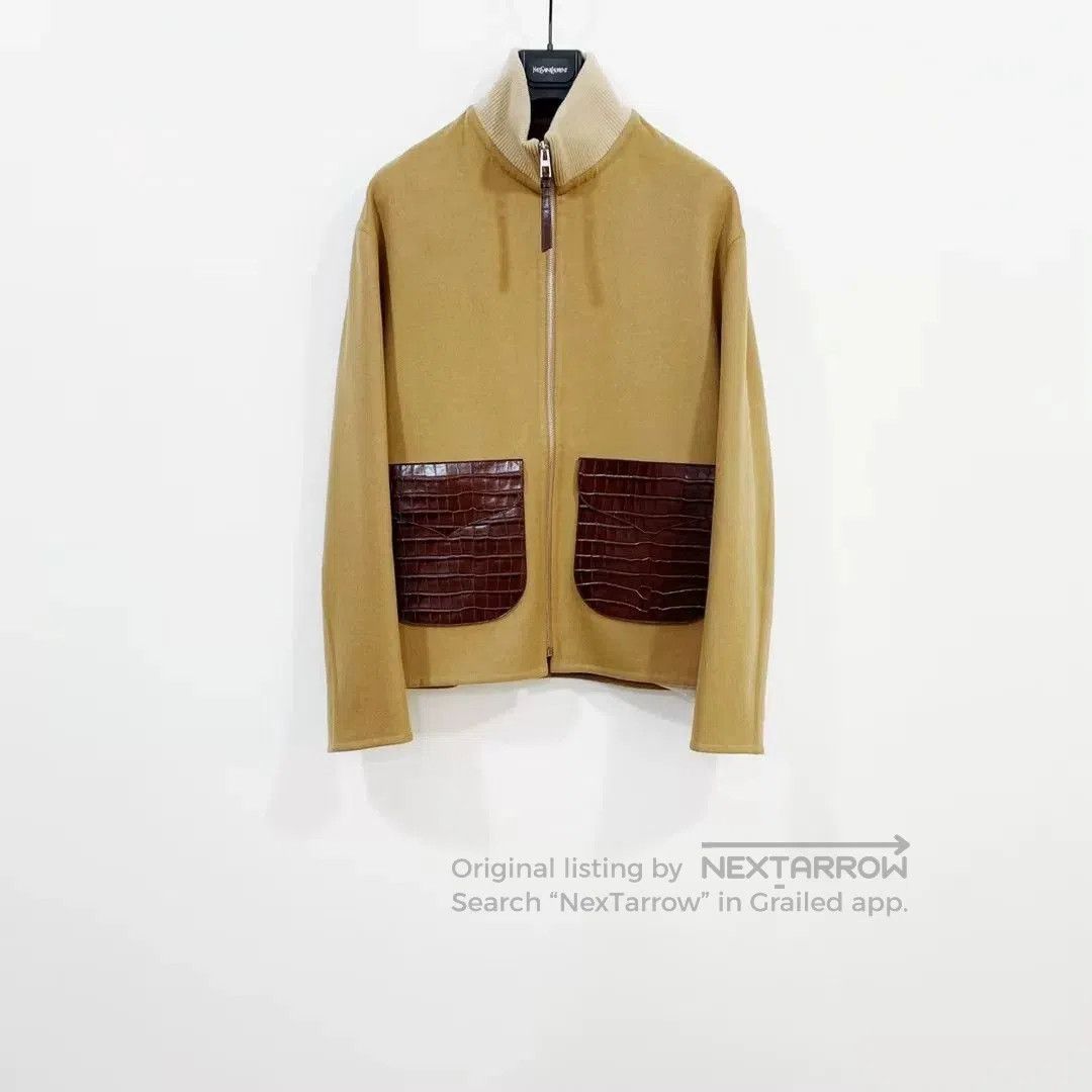 Loewe LOEWE Men's Wool Cashmere Blend Jacket. Size US M / EU 48-50 / 2 - 2 Thumbnail