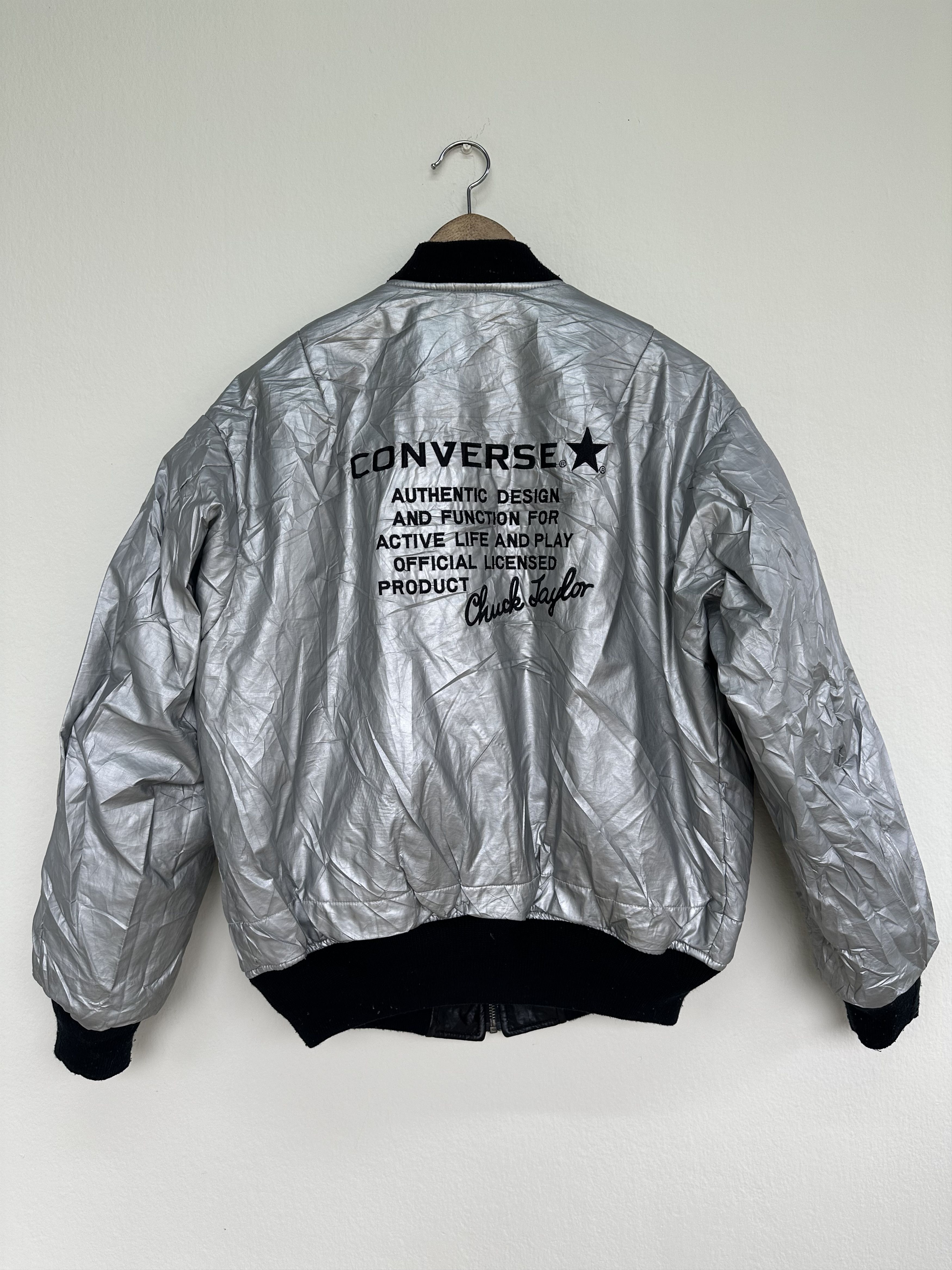 Converse Vintage Converse Reversible Bomber Jacket Boston Mass USA Size US M / EU 48-50 / 2 - 7 Thumbnail