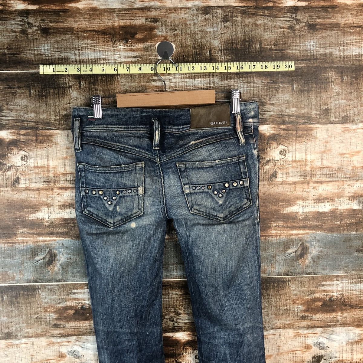 Diesel Diesel italy Black Distressed ripped Denim Pants #A2117 Size 27" / US 4 / IT 40 - 19 Thumbnail