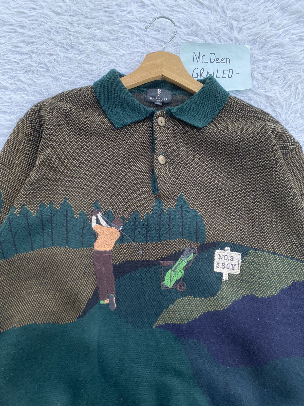 Vintage Rare Vintage Boswell Men Golf Sweater Size US M / EU 48-50 / 2 - 7 Thumbnail