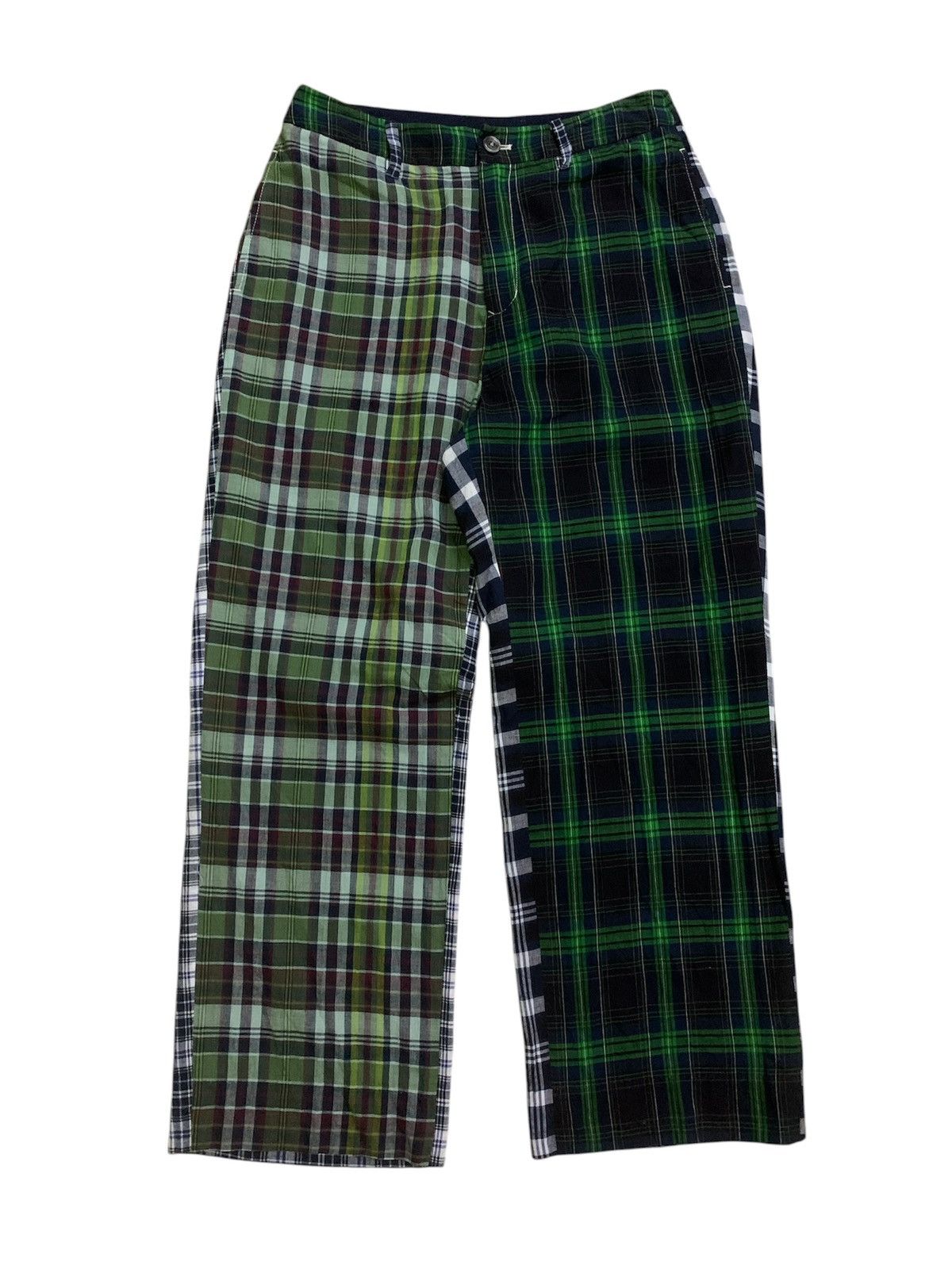 Comme des Garcons 💥Vtg Japanese Beams Patchwork Wide Pant Size 28" / US 6 / IT 42 - 3 Thumbnail