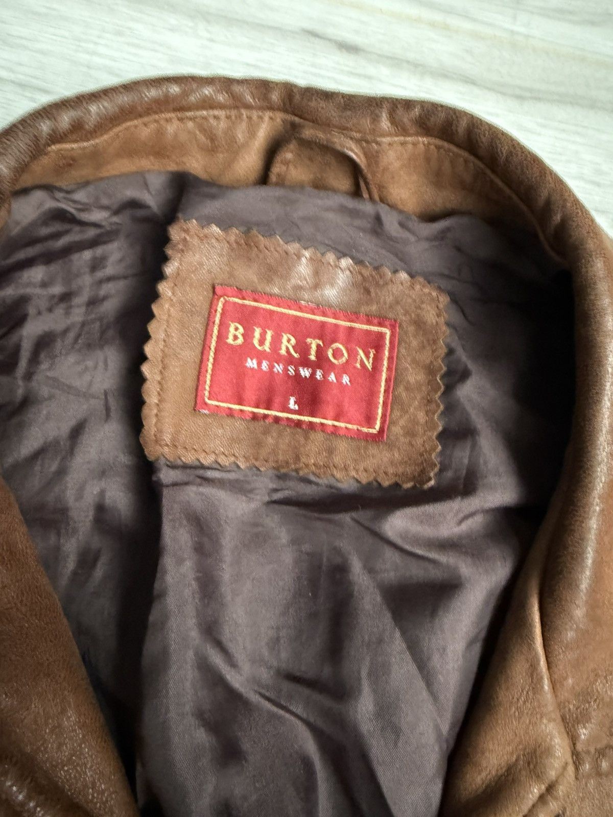 Burton × Genuine Leather Vintage Burton leather Jacket Size US L / EU 52-54 / 3 - 5 Thumbnail