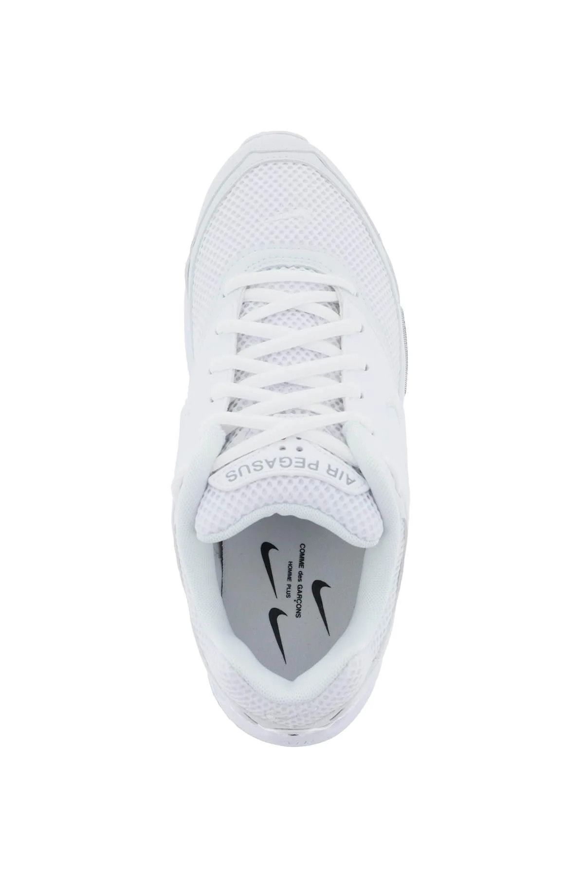 Comme des Garcons Homme × Nike o1mle1024 Air Pegasus 2005 Low-Top Sneakers in White Size US 13 / EU 46 - 2 Thumbnail