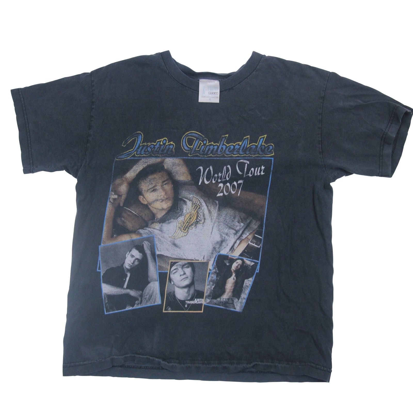 Rap Tees × Vintage Vintage Y2k 2007 Justin Timberlake Rap Tee Size US M / EU 48-50 / 2 - 1 Thumbnail