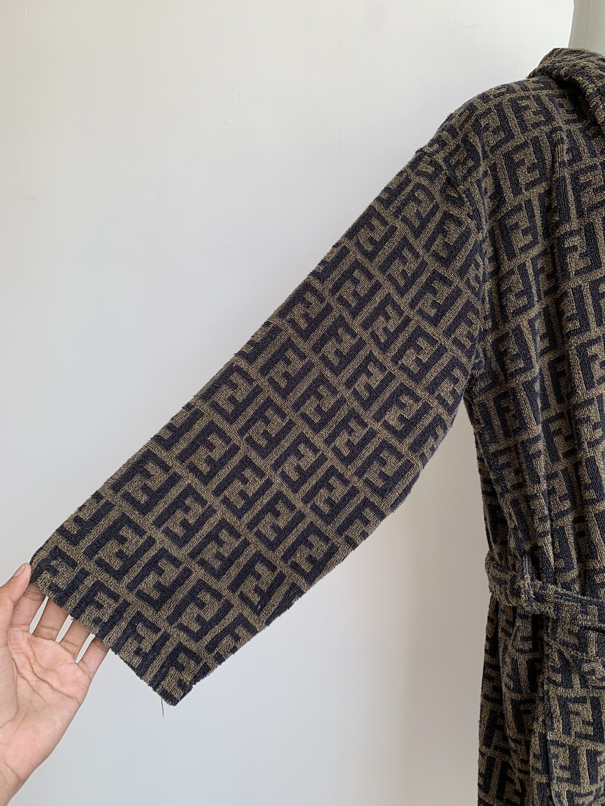 Fendi Vintage Fendi Zucca Bathrobe Teleria Size US L / EU 52-54 / 3 - 8 Thumbnail